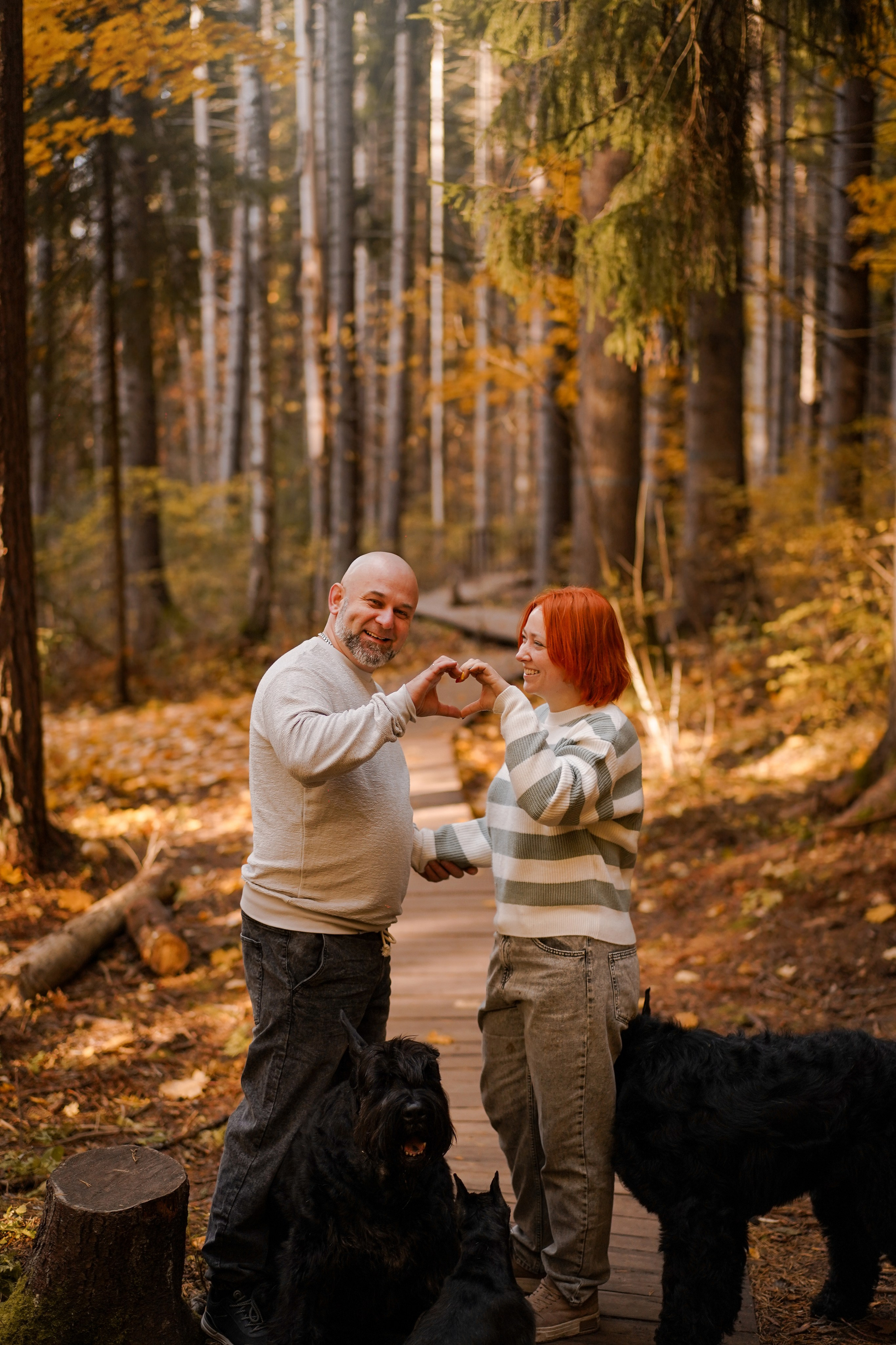 Оля Миша и шнауцеры. Фотограф-анималист в Санкт-Петербурге Яна Мартынова
