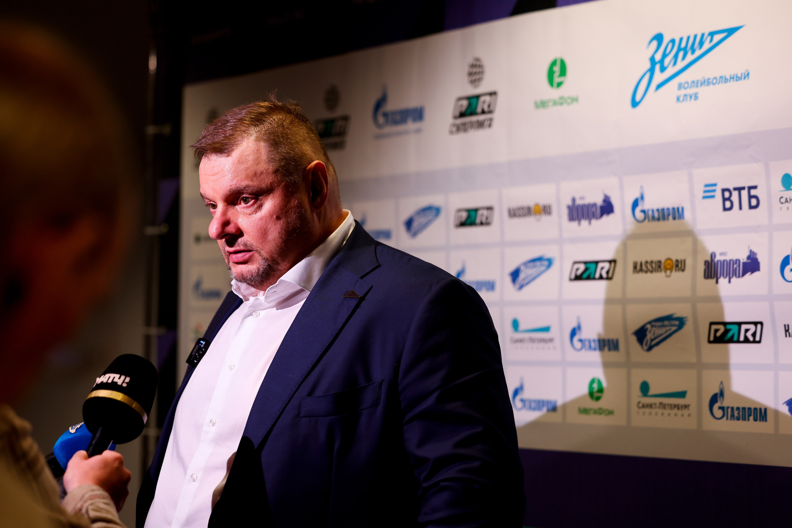 ВК Зенит — ВК Белогорье 08.04.2025. Спортивный и репортажный фотограф Антон Тереханов