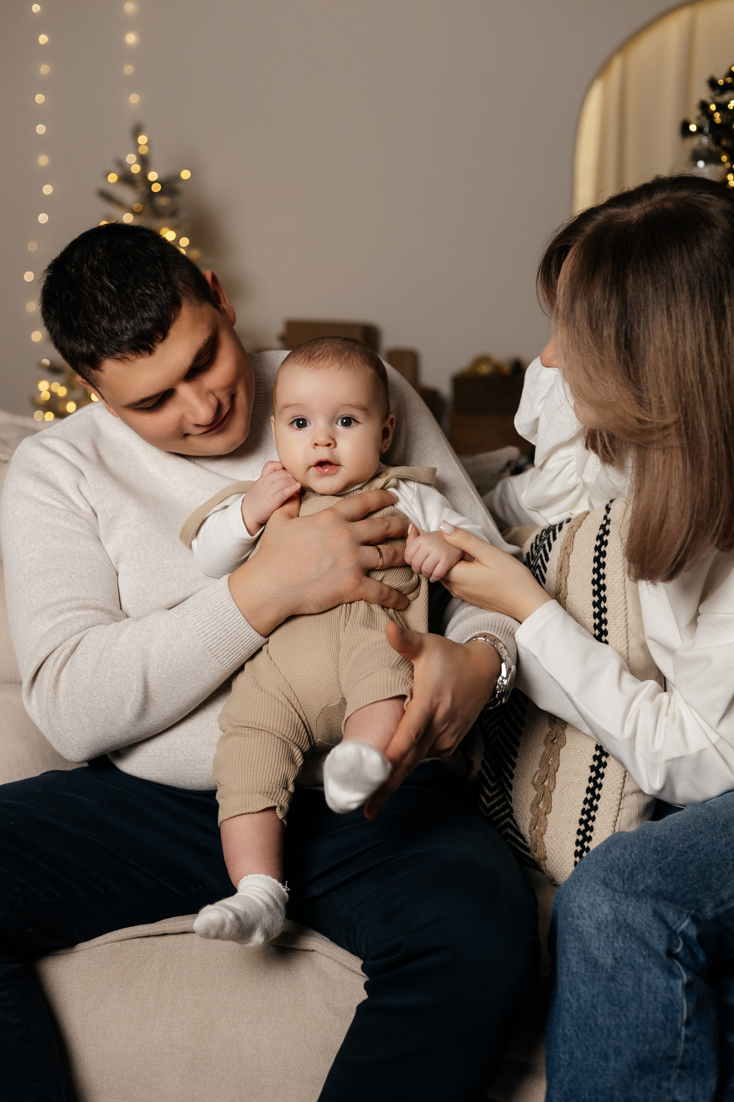 Настя, Вася и Миша (новогодняя). Свадебный и Семейный фотограф Свекрова Ольга