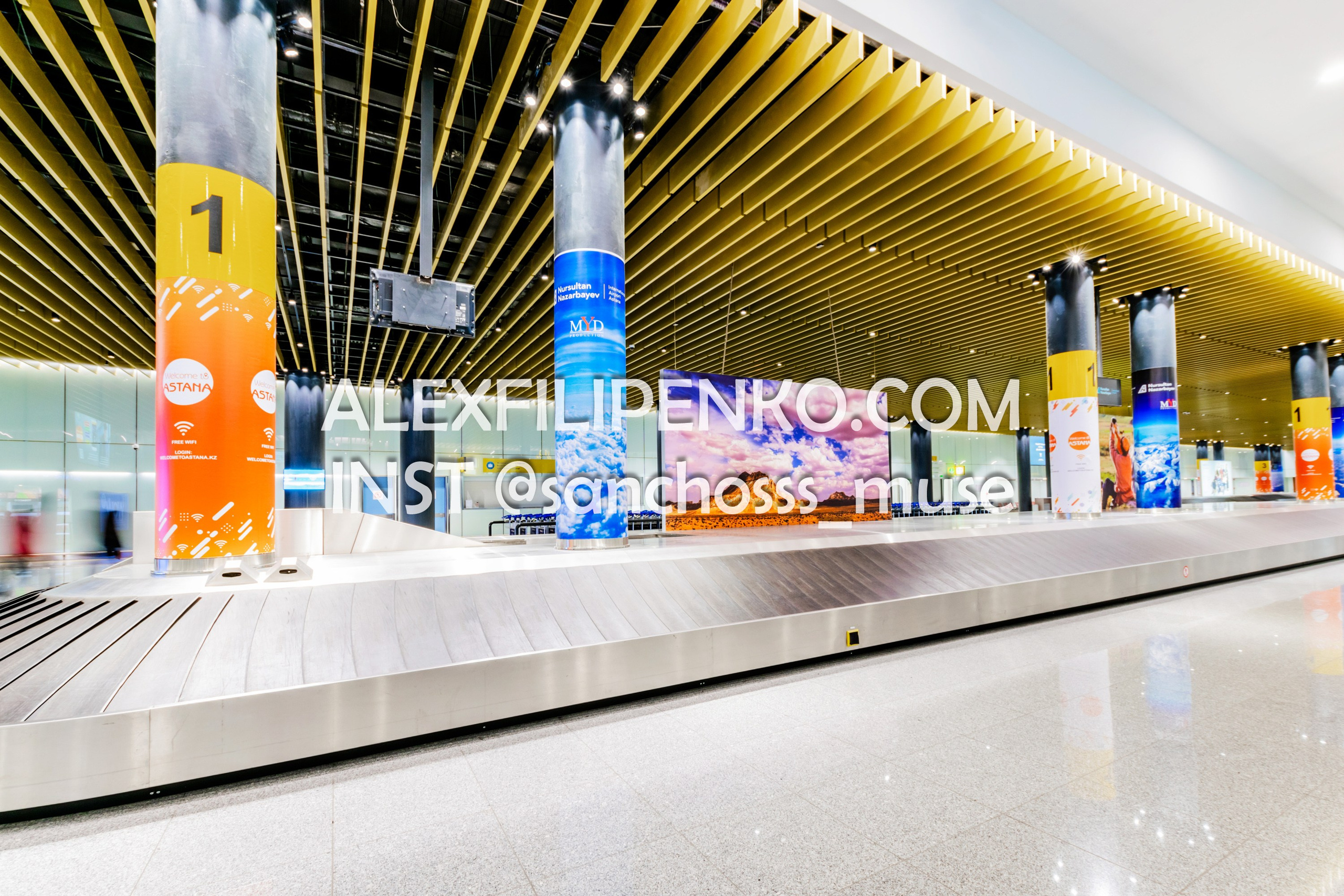 Фотосъемка для рекламного оператора MYD Production в Аэропорту Астаны. Фотограф интерьера недвижимости и архитектуры в Астане