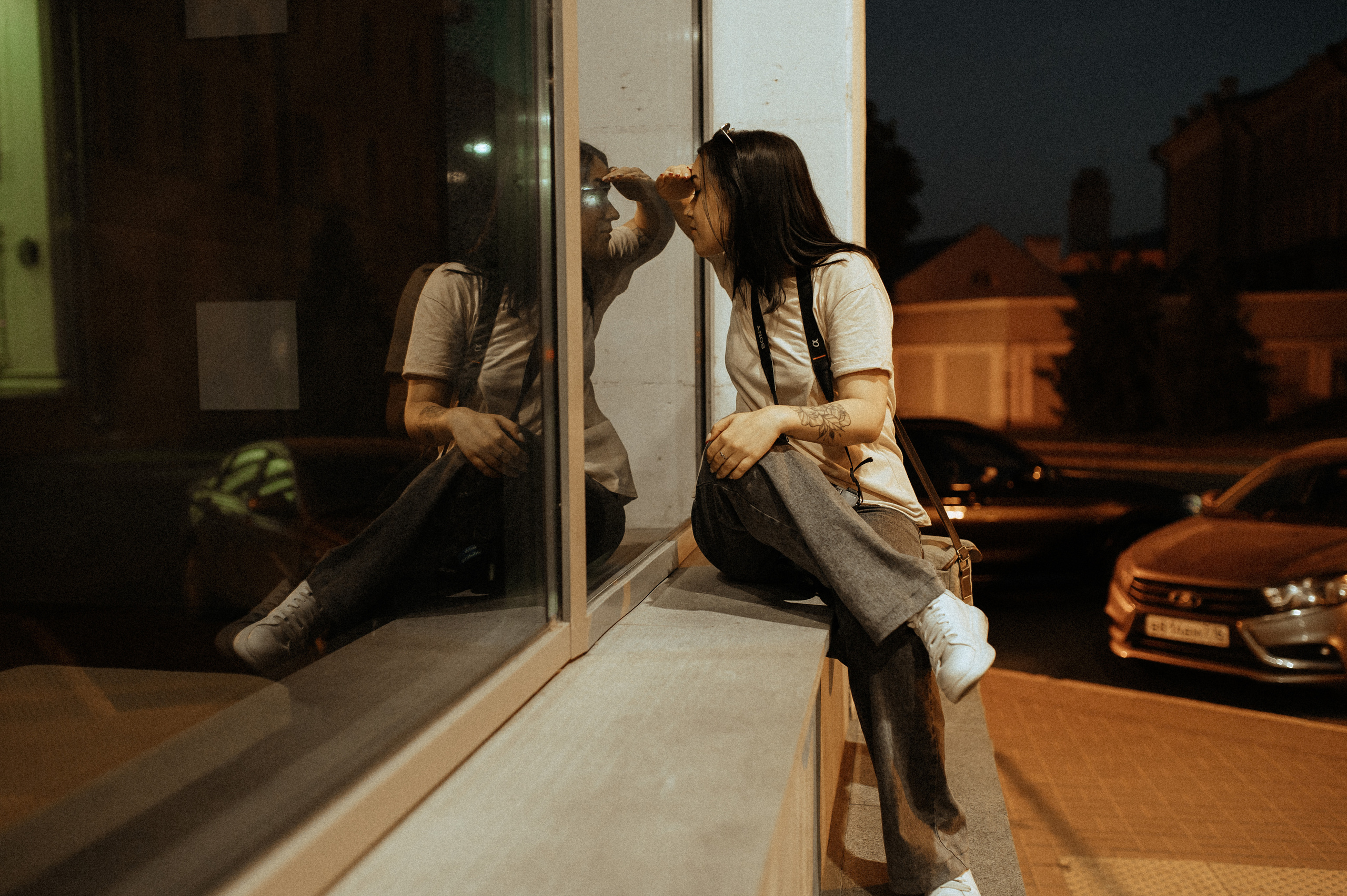 Арина, прогулка по вечерней Казани. Фотограф Нижний Новгород