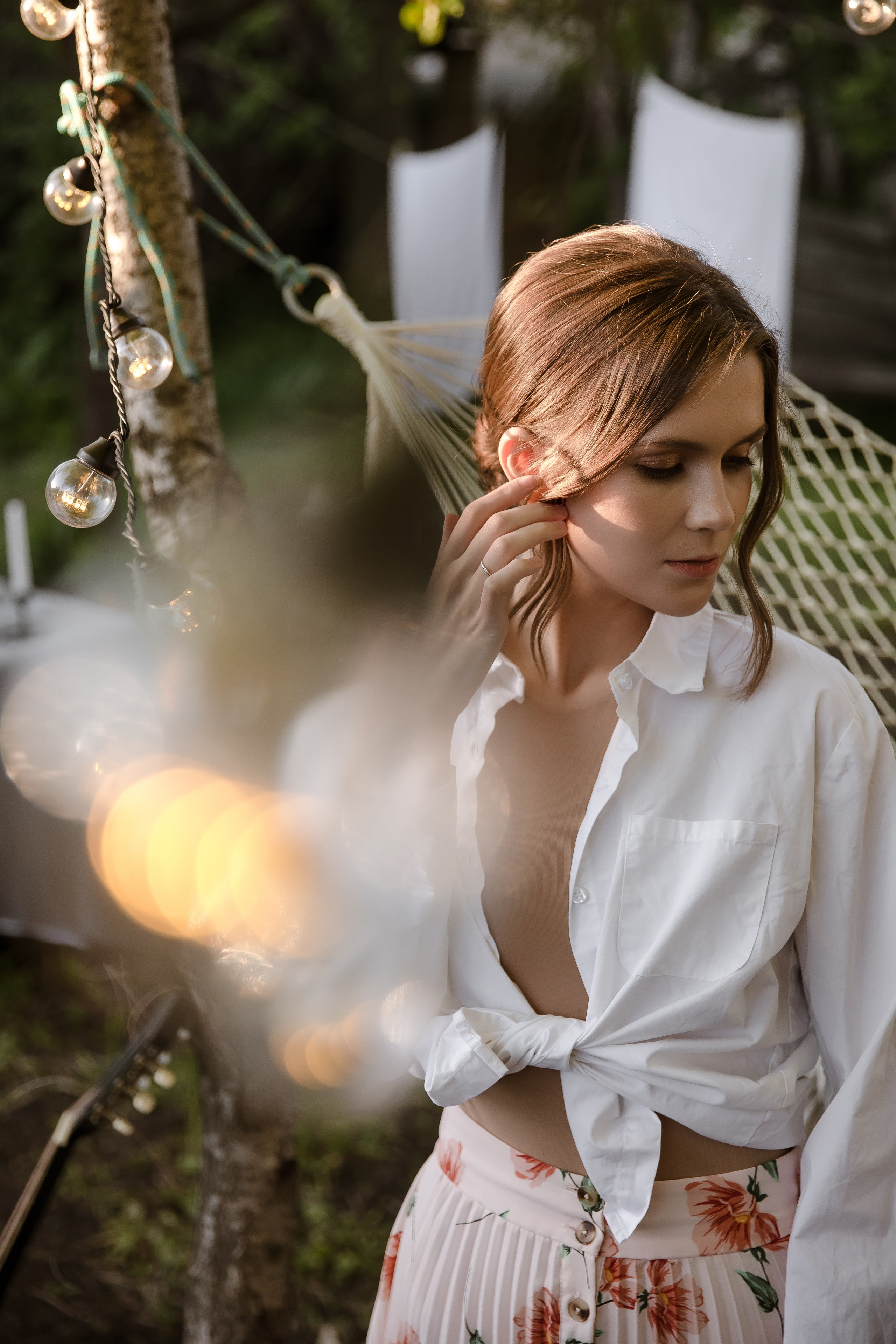 Потретная фотосессия в деревенском стиле на природе. Свадебный и семейный фотограф в Самаре и Тольятти | Елена Топанцева