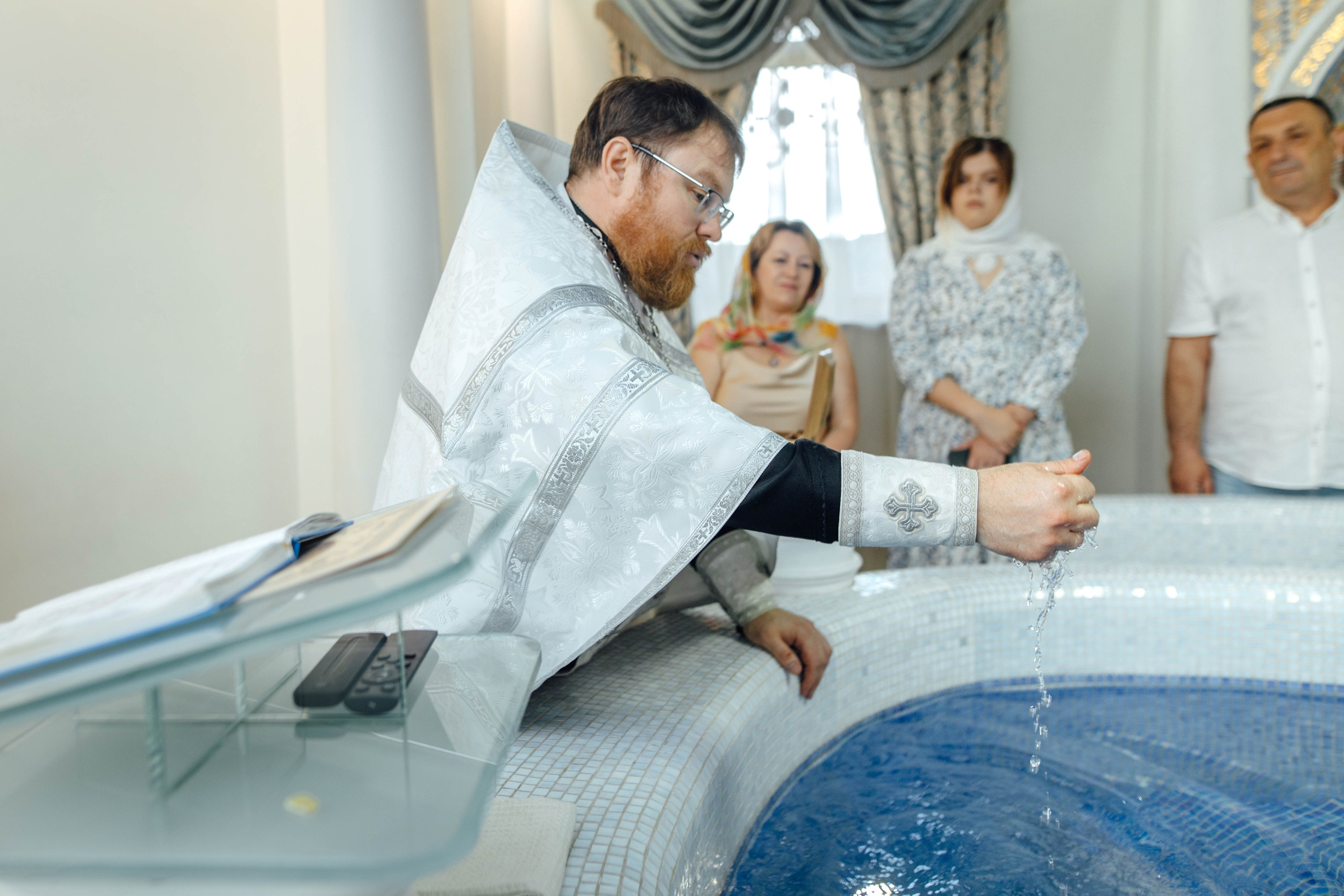 Крещение Михаила, храм Святой Троицы, июнь 2025