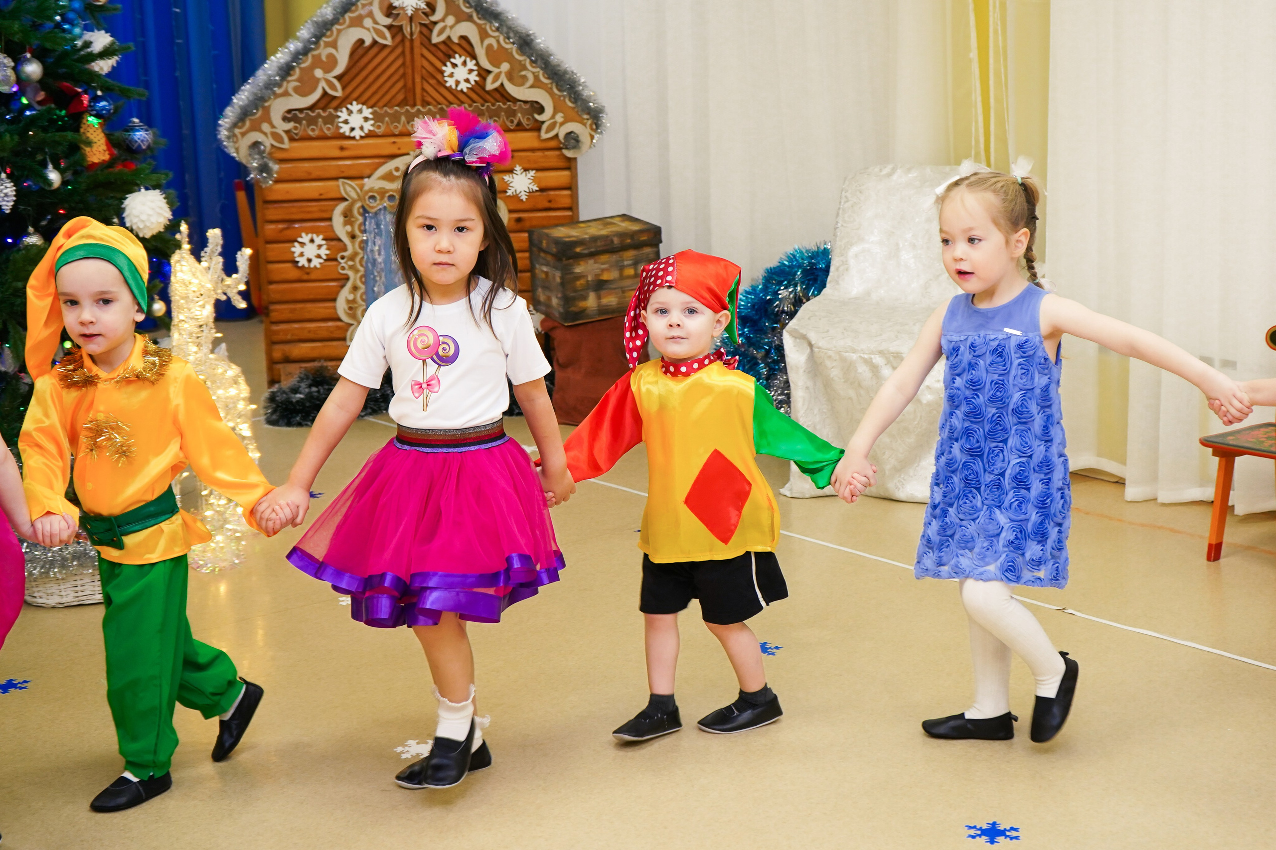 Новогодний утренник в садике. Семейный и портретный фотограф в Екатеринбурге Анна Лобанова