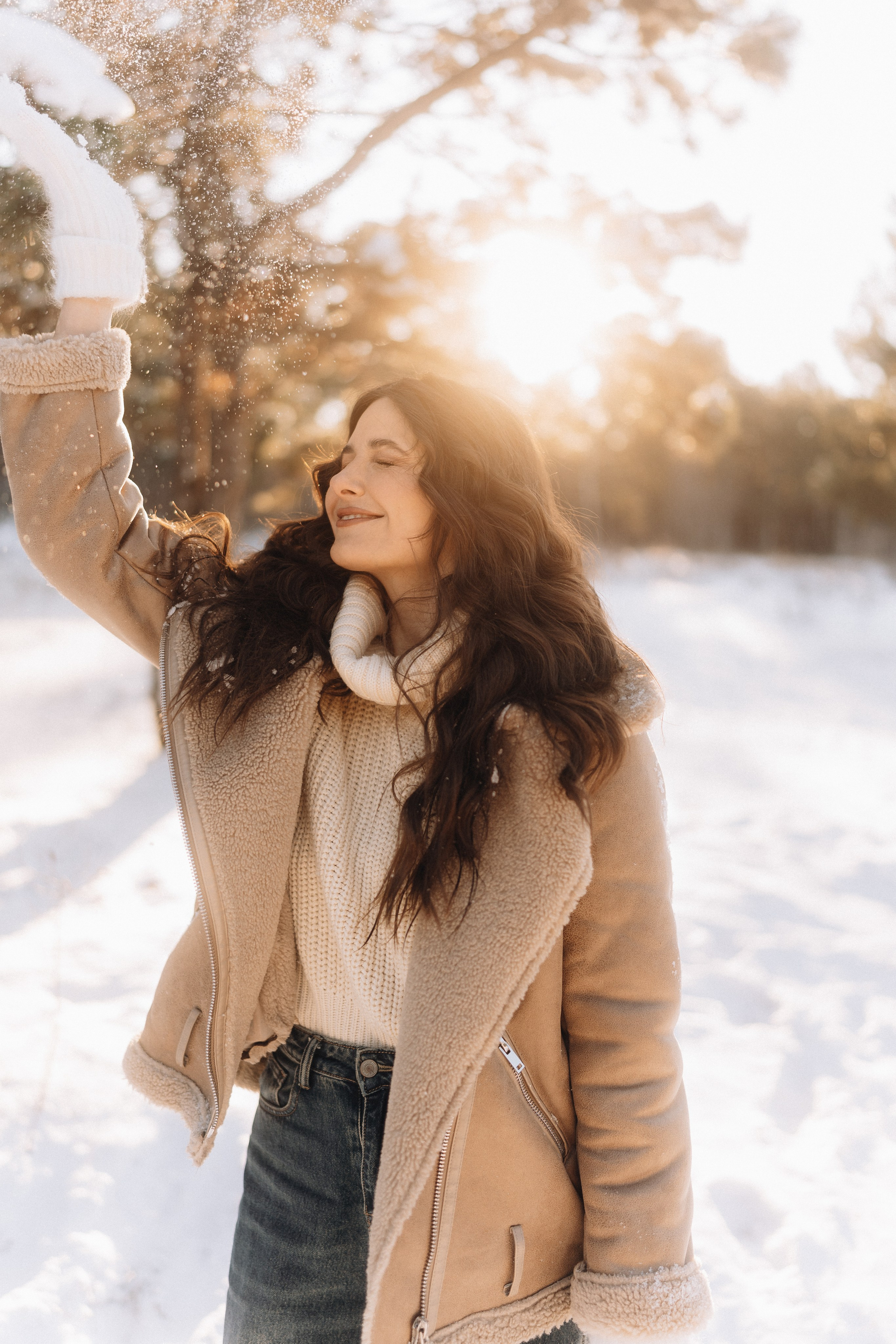 Валентина | Снежная прогулка. Портретный свадебный фотограф Крым | Евгения Щитенко