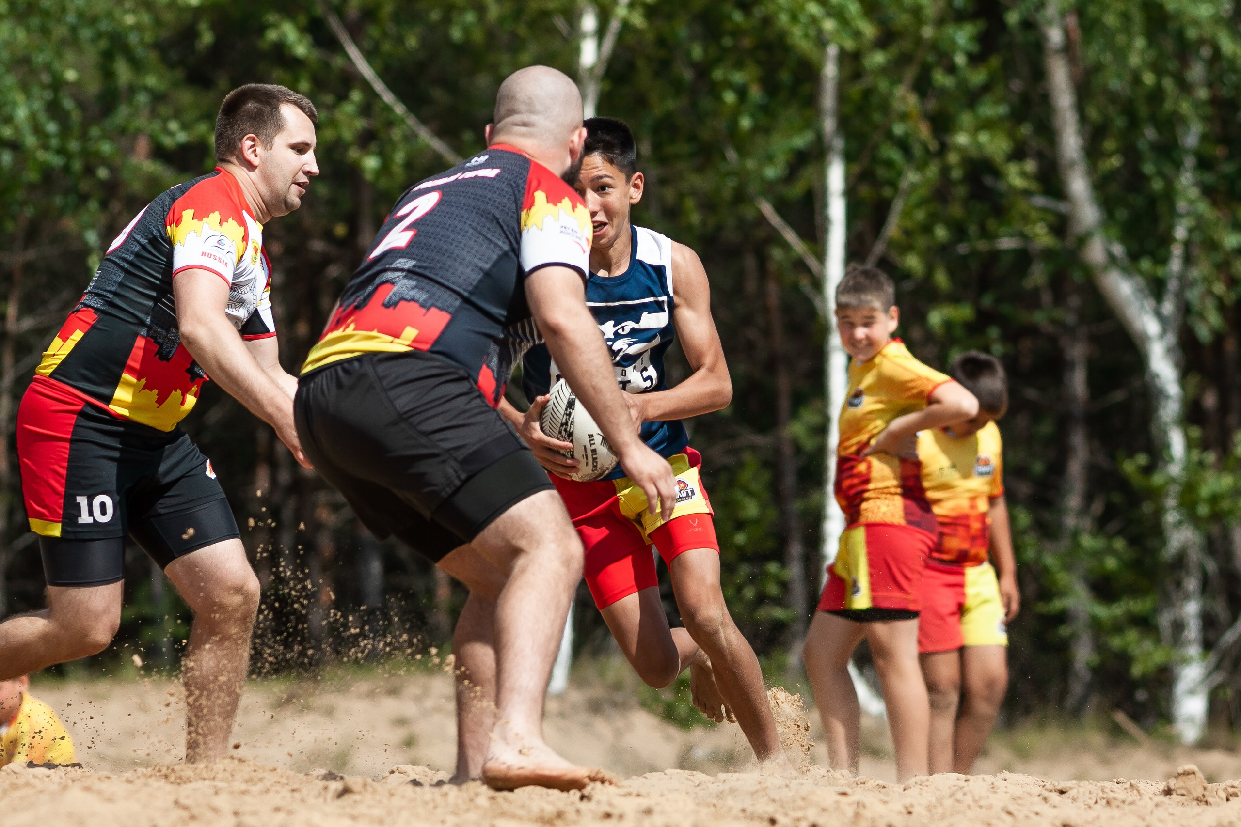 «Кубок «Молота» по пляжному Регби. Фотография