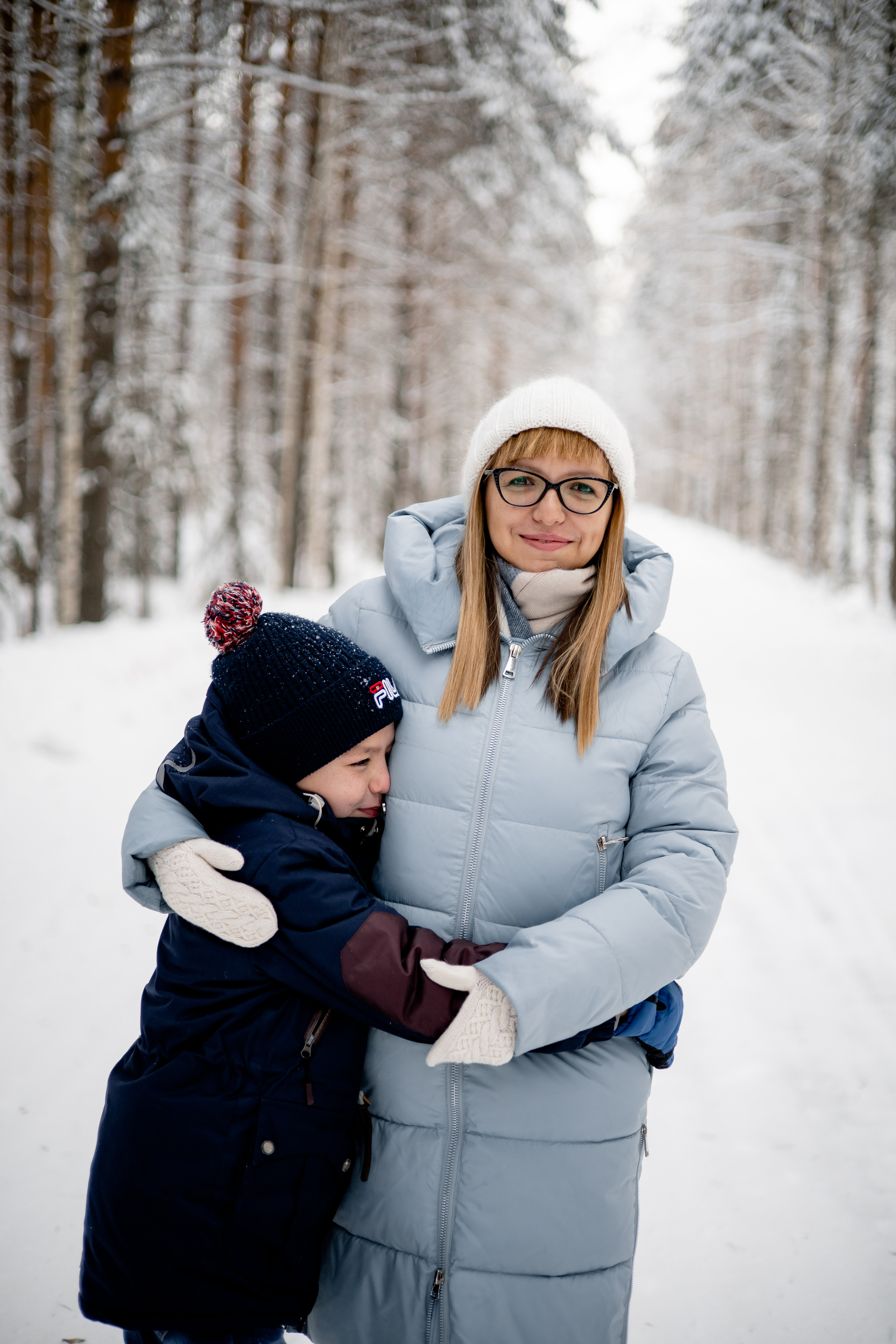 Зимняя семейная фотосессия Надежды. Семейные и индивидуальные съемки в Йошкар-Оле