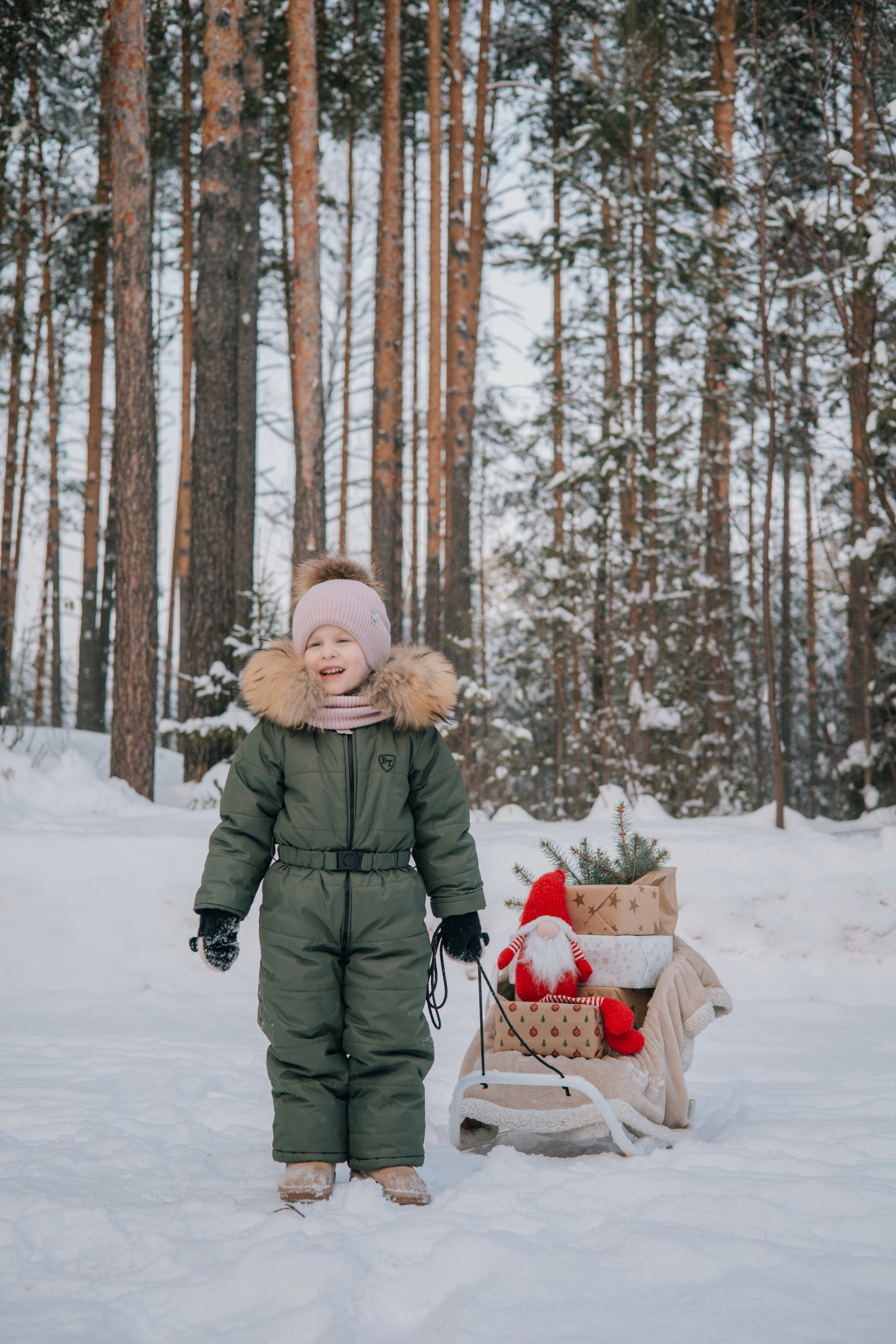 Зимняя детская фотосессия Златы. Семейные и индивидуальные съемки в Йошкар-Оле