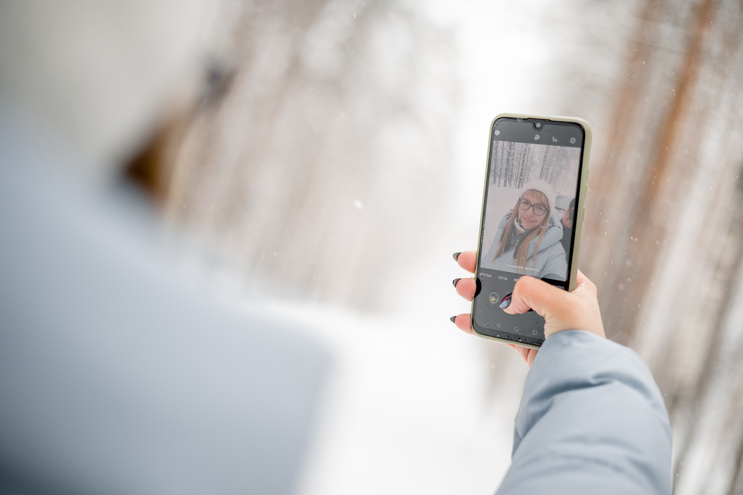 Зимняя семейная фотосессия Надежды. Семейные и индивидуальные съемки в Йошкар-Оле