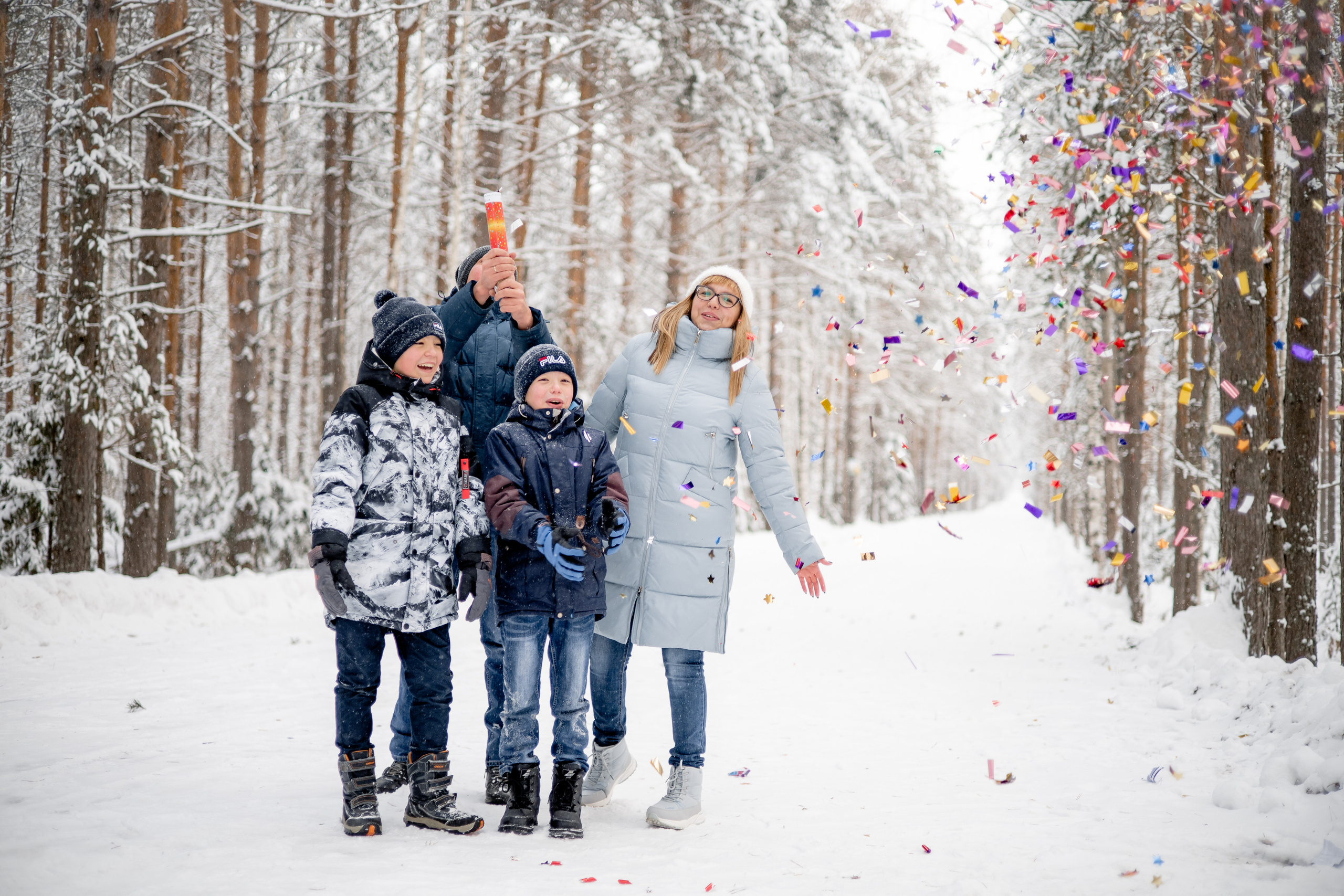 Зимняя семейная фотосессия Надежды. Семейные и индивидуальные съемки в Йошкар-Оле