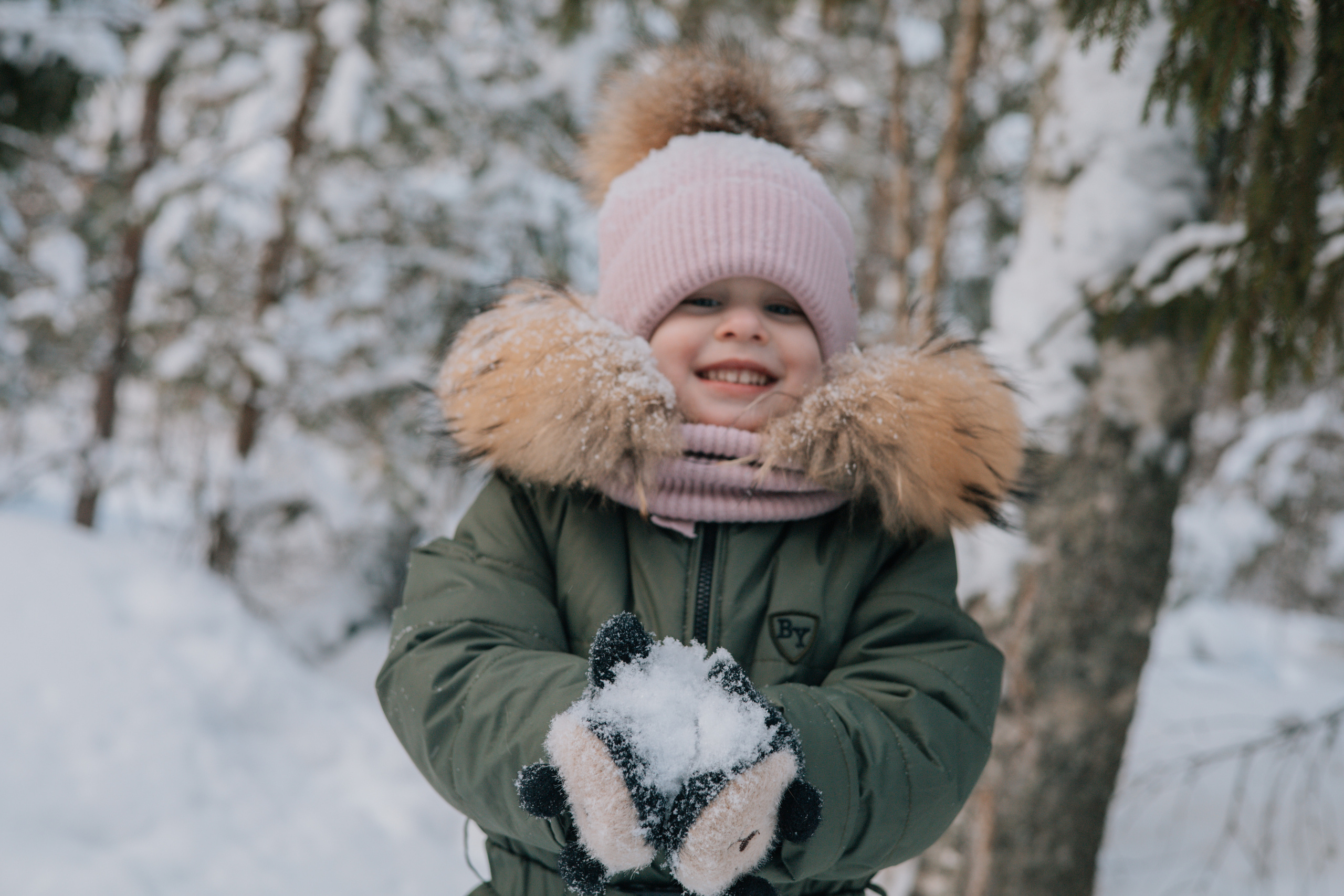 Зимняя детская фотосессия Златы. Семейные и индивидуальные съемки в Йошкар-Оле