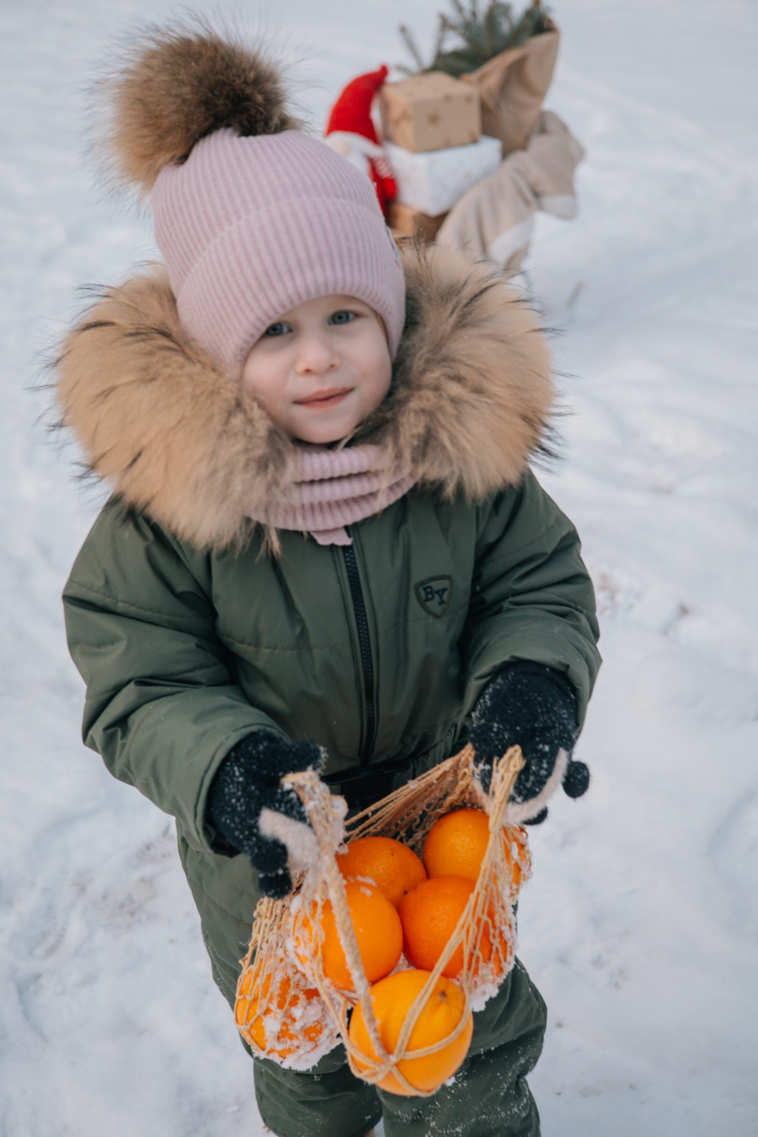 Зимняя детская фотосессия Златы. Семейные и индивидуальные съемки в Йошкар-Оле