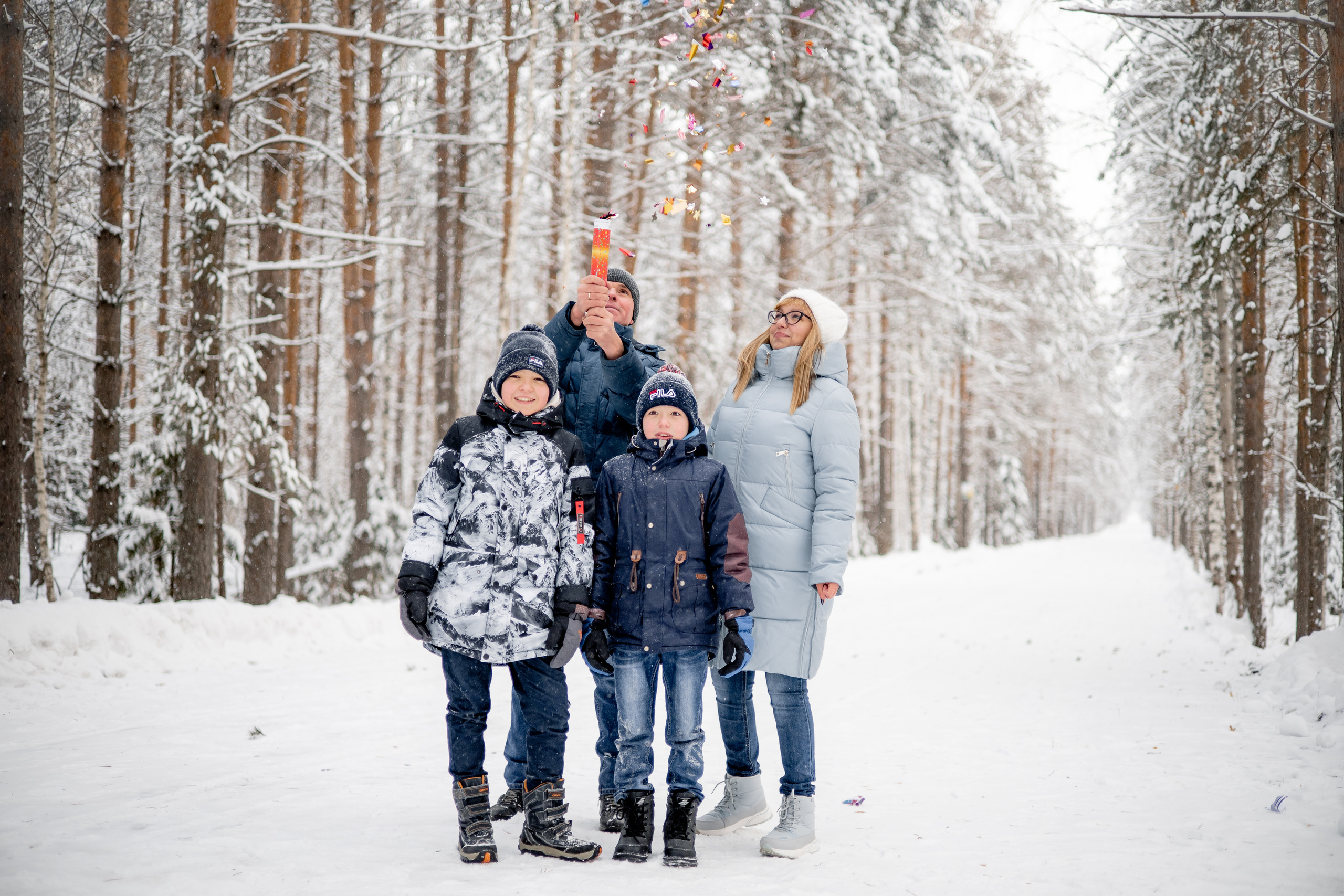 Зимняя семейная фотосессия Надежды. Семейные и индивидуальные съемки в Йошкар-Оле
