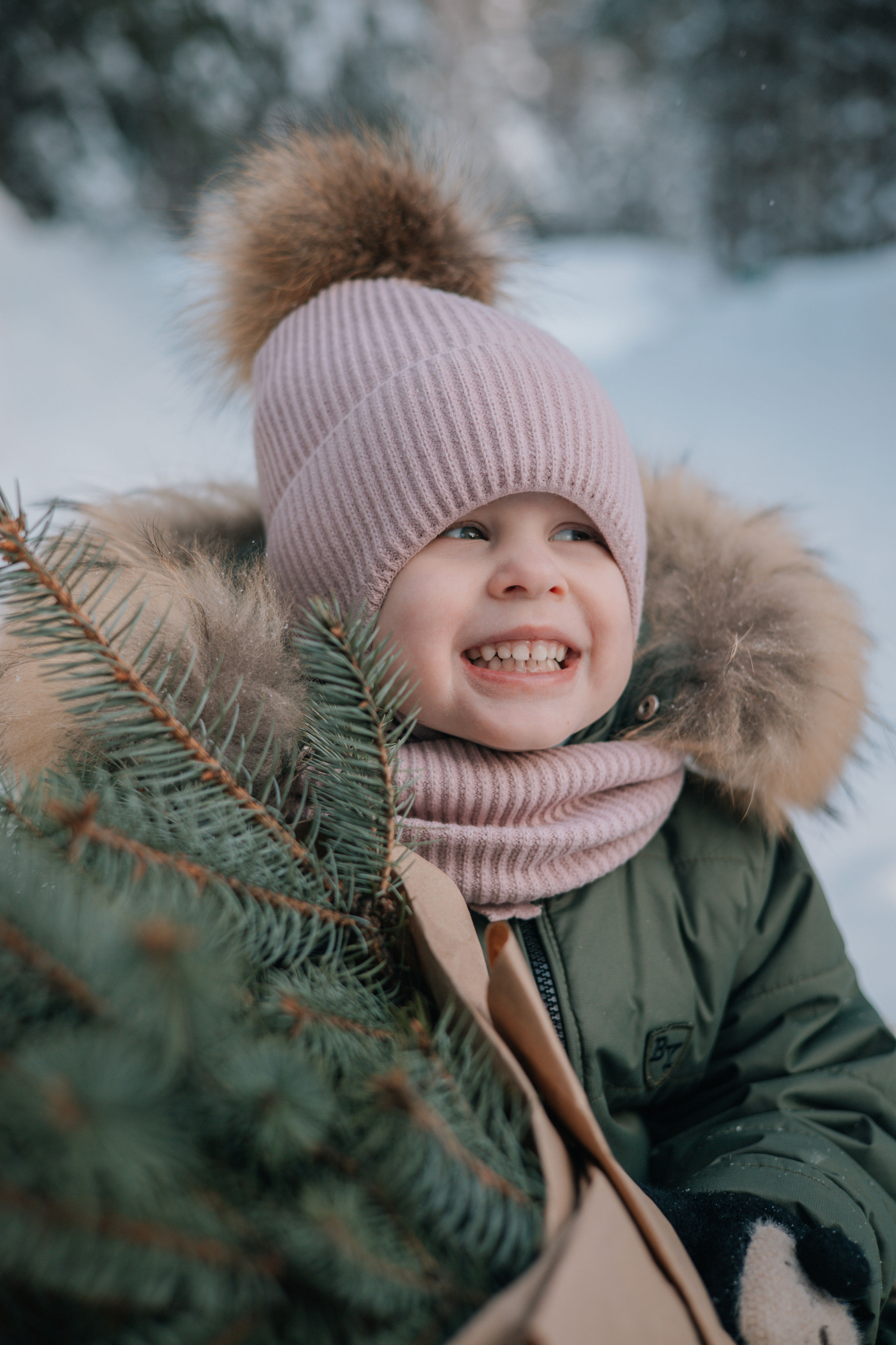 Зимняя детская фотосессия Златы. Семейные и индивидуальные съемки в Йошкар-Оле