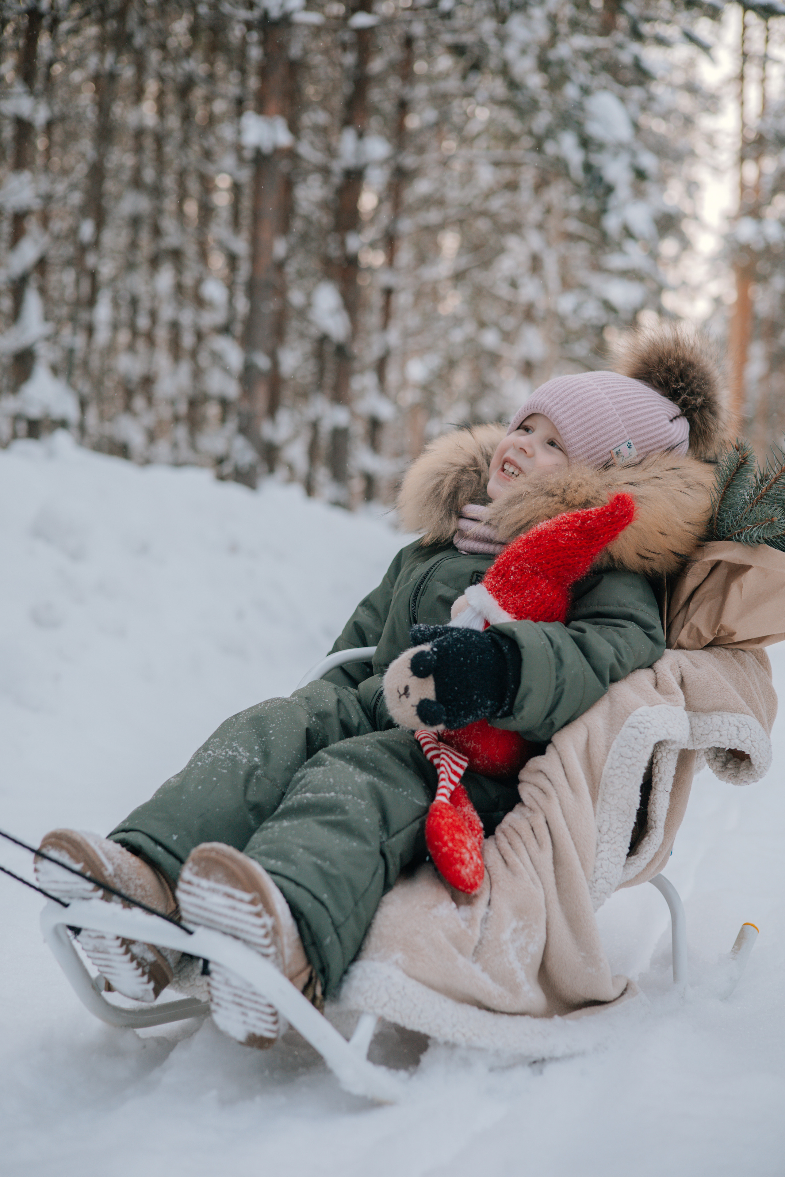 Зимняя детская фотосессия Златы. Семейные и индивидуальные съемки в Йошкар-Оле