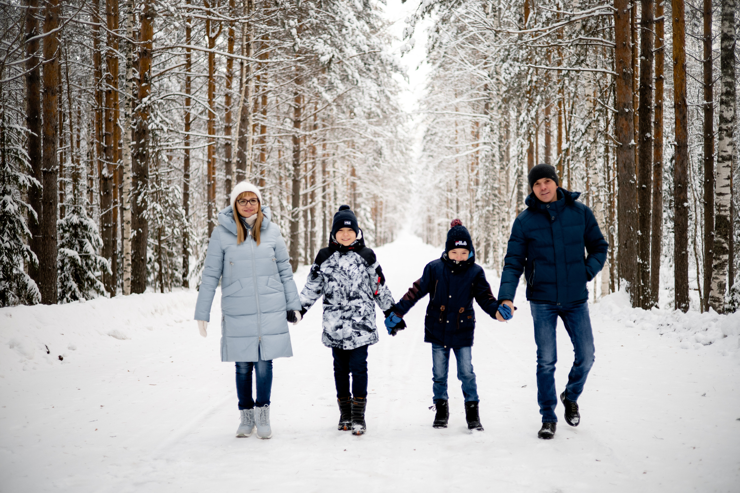 Зимняя семейная фотосессия Надежды. Семейные и индивидуальные съемки в Йошкар-Оле
