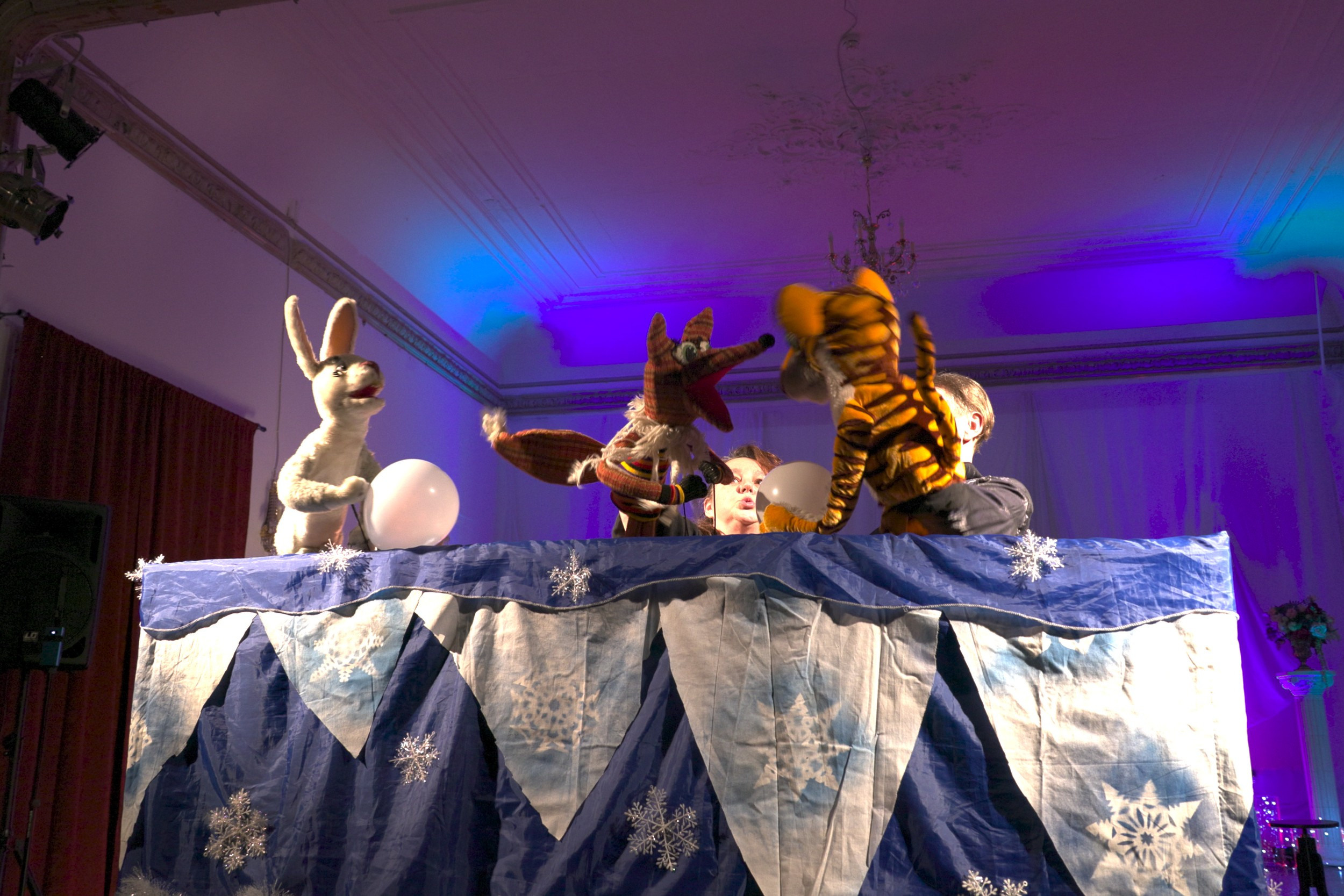 Рождество в Доме Шрёдера-2022. Театр кукол «Играем сказку» Люся Ворона, Елена Степанова и Денис Маярский