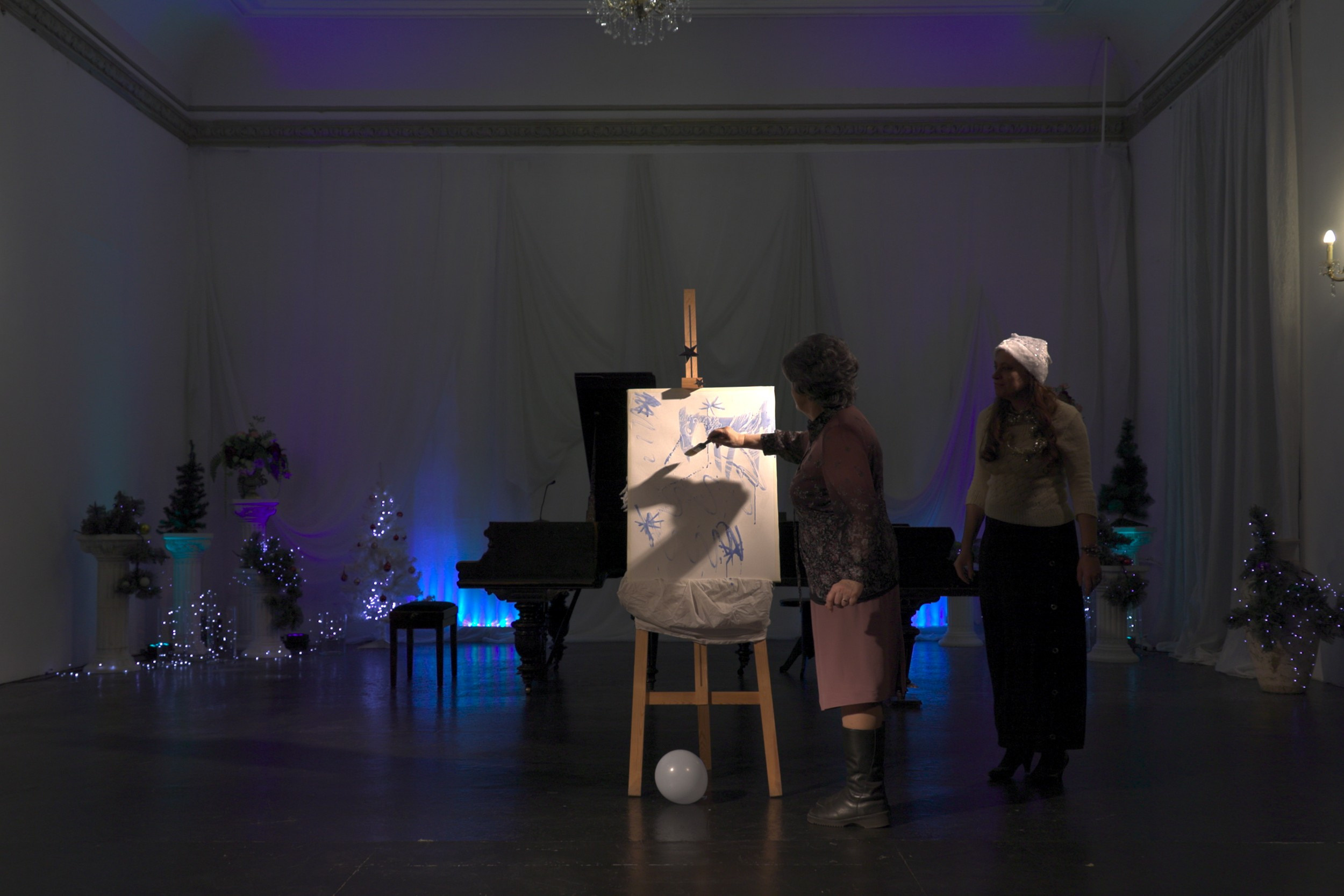 Рождество в Доме Шрёдера-2022. Школа живописи и рисования REPINSCOOl, руководитель — Оксана Гапошина