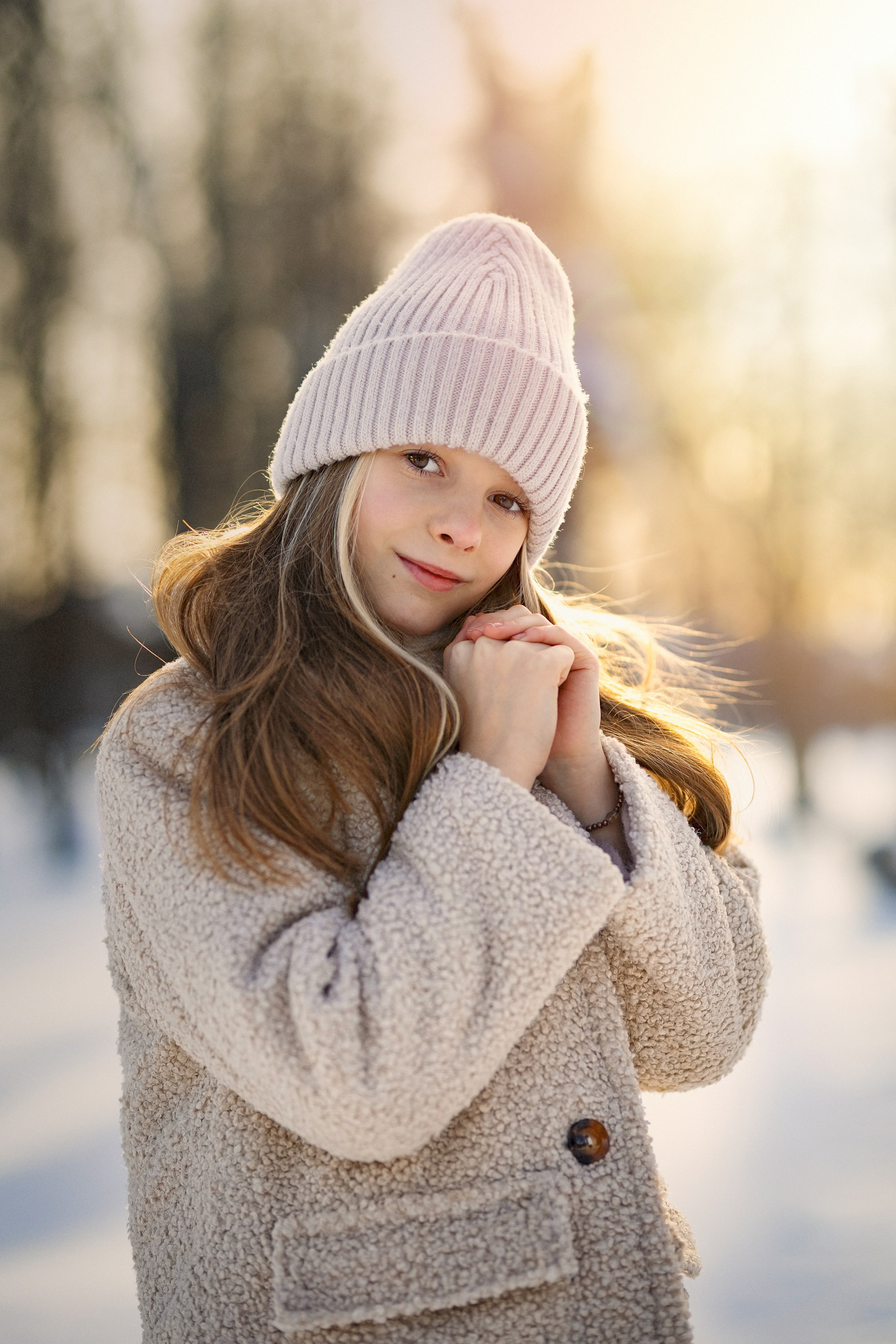 Фотосессия в зимнем парке. Семейный фотограф в Москве Трубинова Екатерина