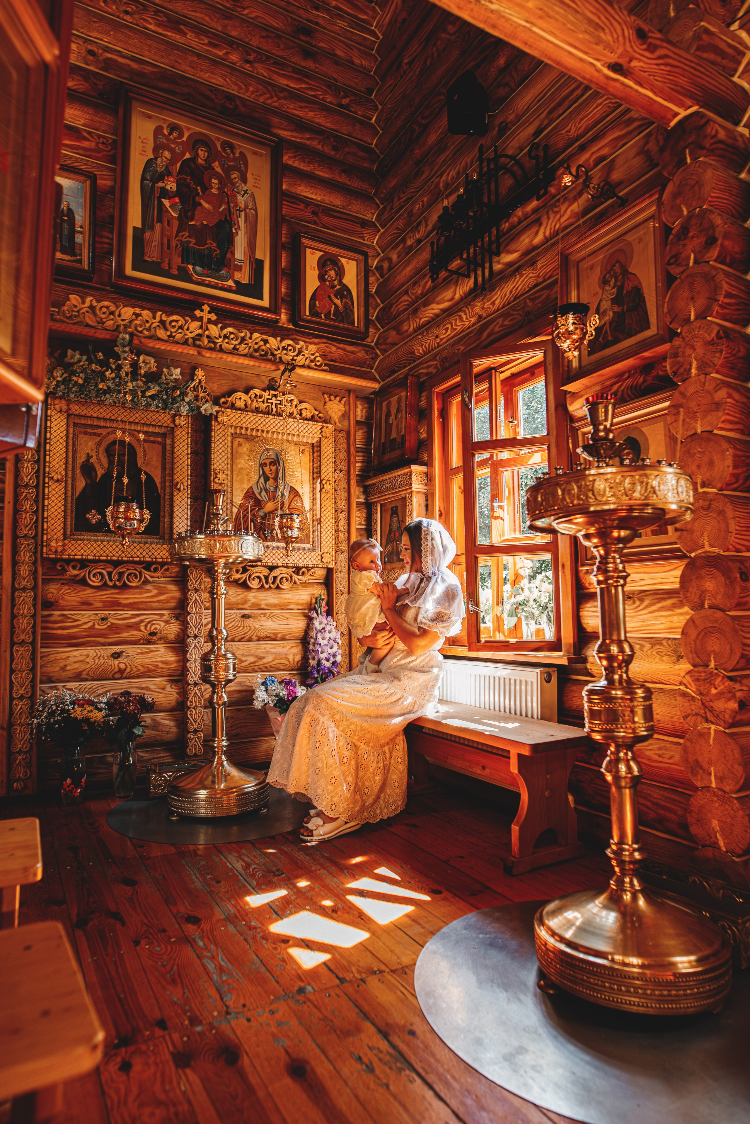 Таинство Крещения Авроры. Фотограф Таинств Крещения и Венчания в г. Курске