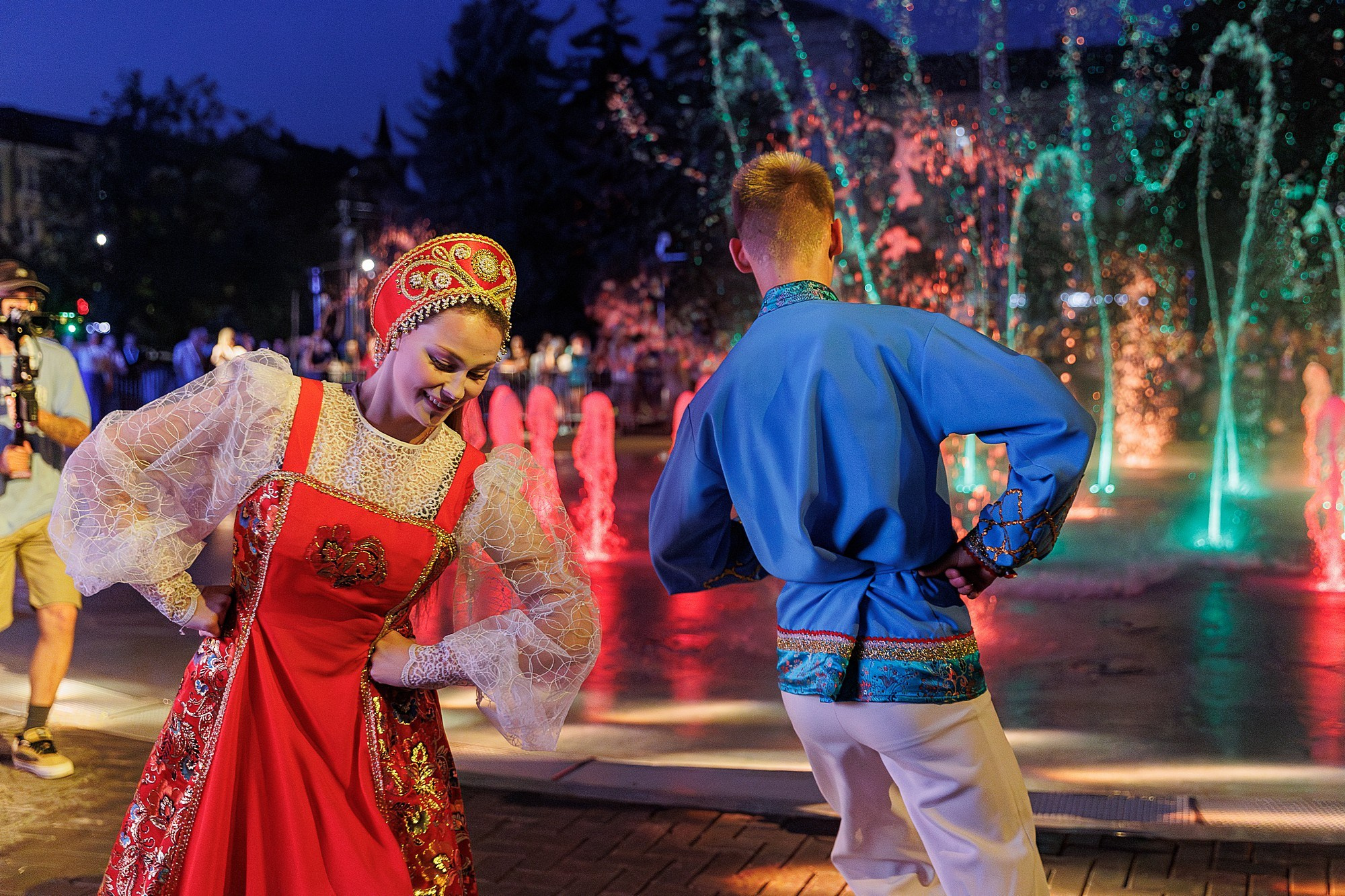 Открытие мультимедийного фонтана | СБЕР. Боченков Вадим | Фотограф в Пскове и Санкт-Петербурге