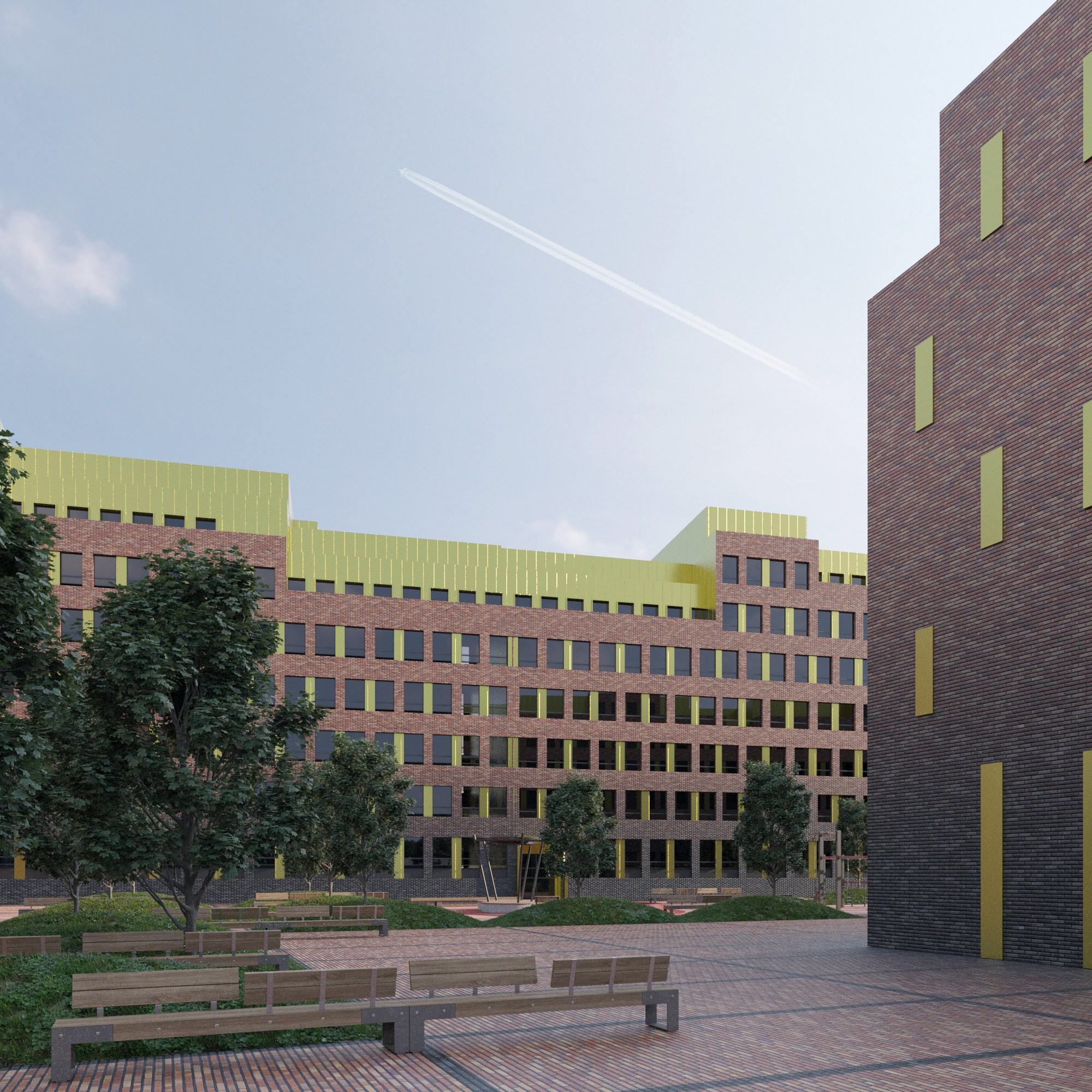 Многоквартирные дома / Dachnaya_GK Вариант 2. SAAS Селиванов Алексей Архитектурная Студия