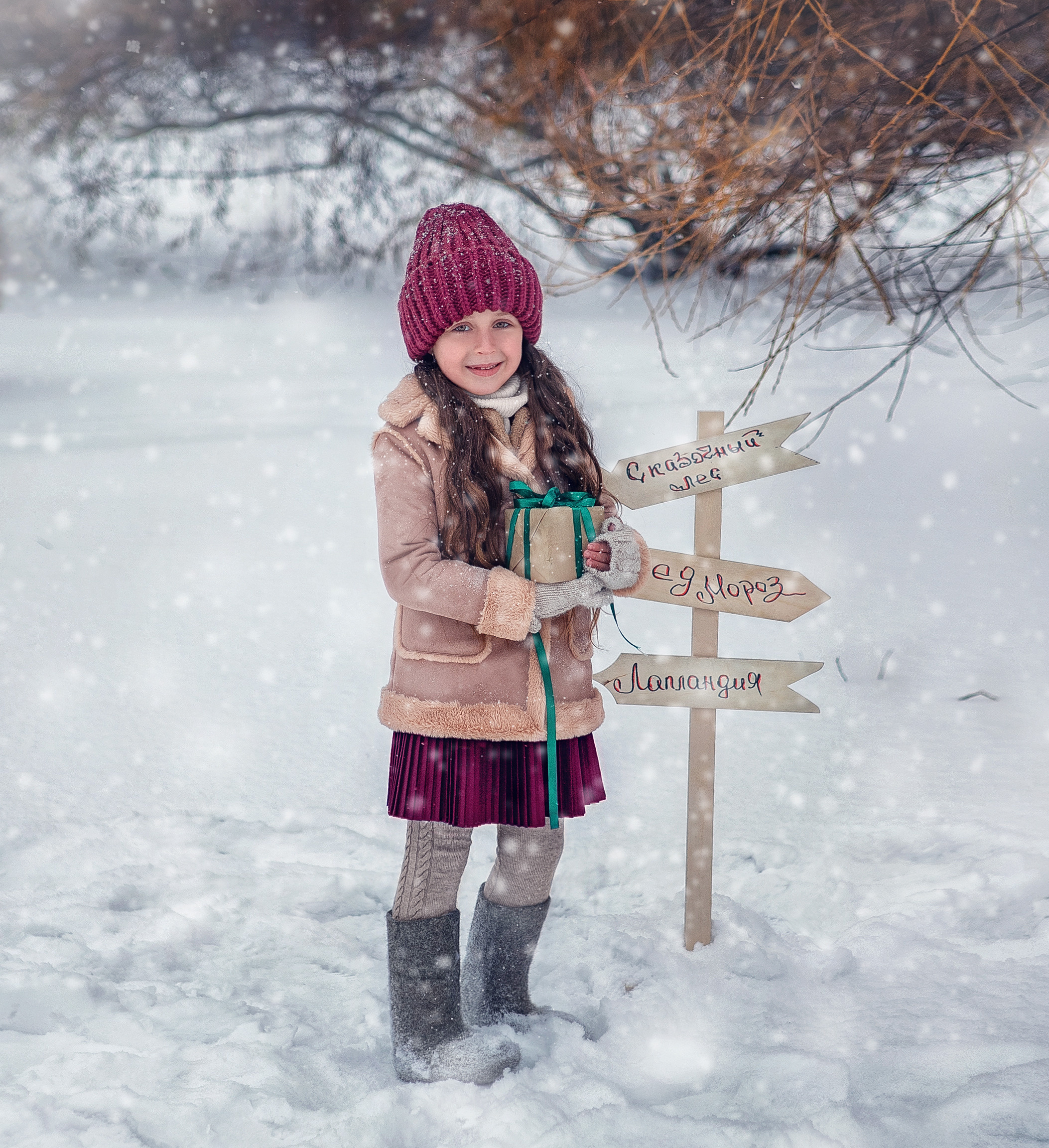 Сказочные новогодние истории. Семейный и детский фотограф в Москве Светлана Волкова