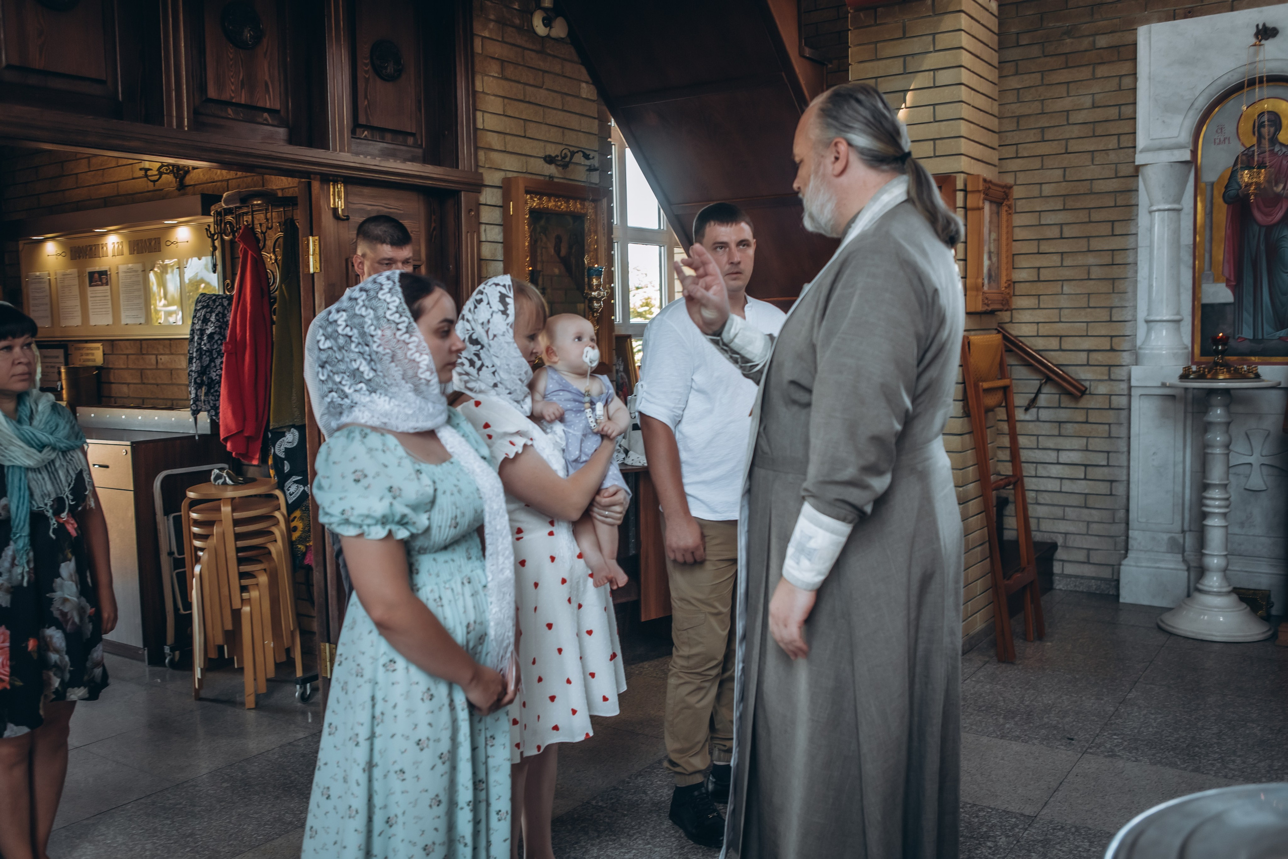 Таинство крещения Милании. Photographer EKATERINA RUSKIKH