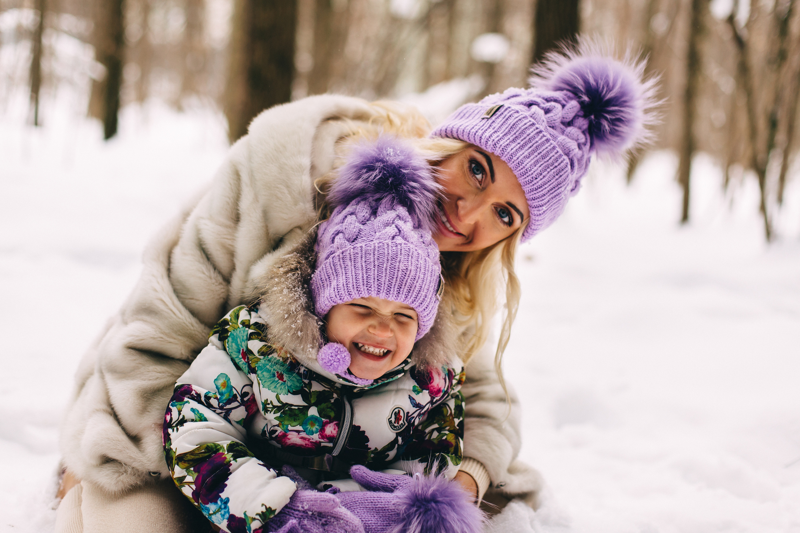 Маленькая радость в заснеженном лесу. Душевный фотограф Ваших самых ярких событий Марина Погребняк