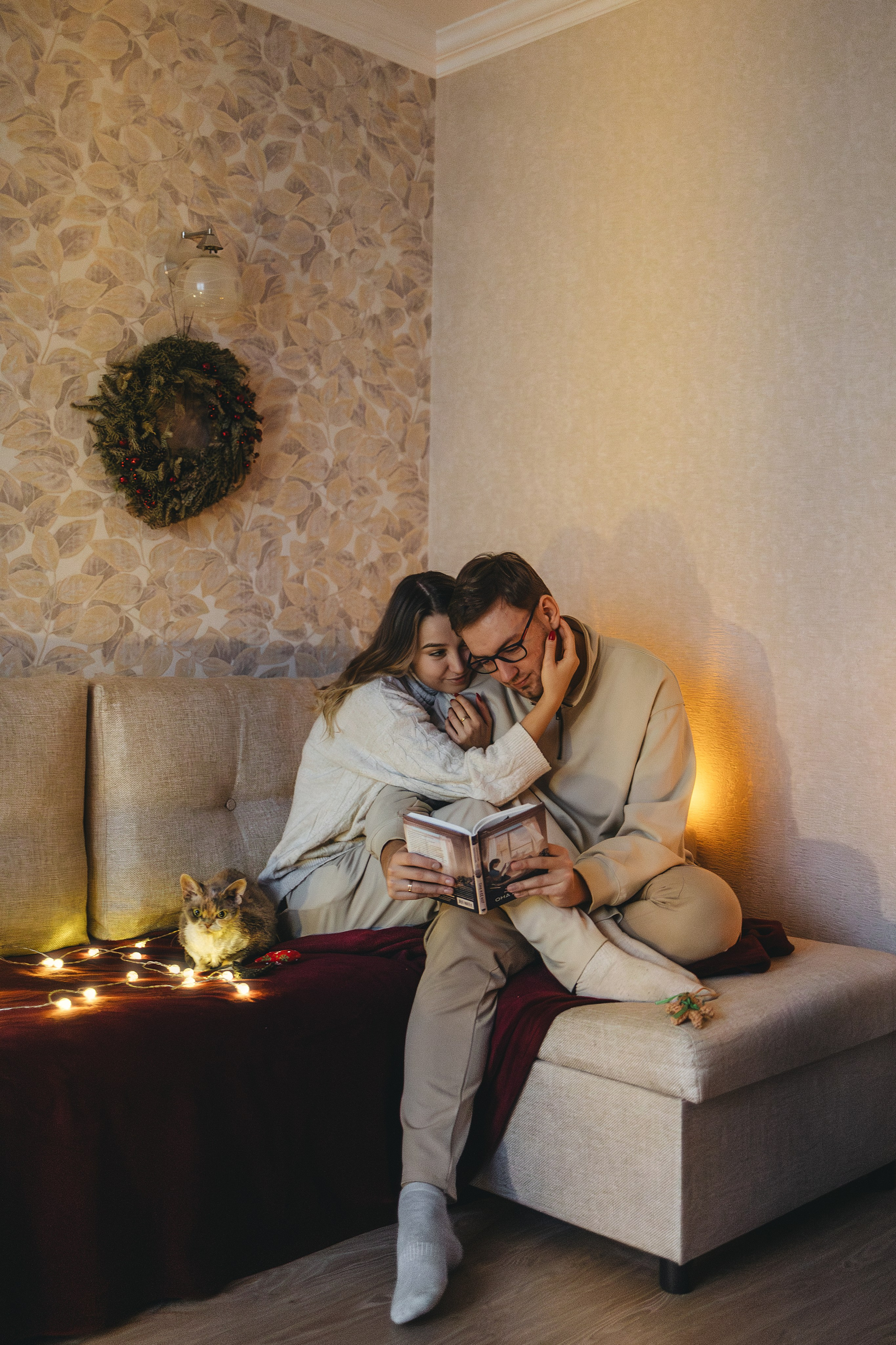 Домашняя новогодняя. Фотограф Анималист в Москве Анастасия Жучкова