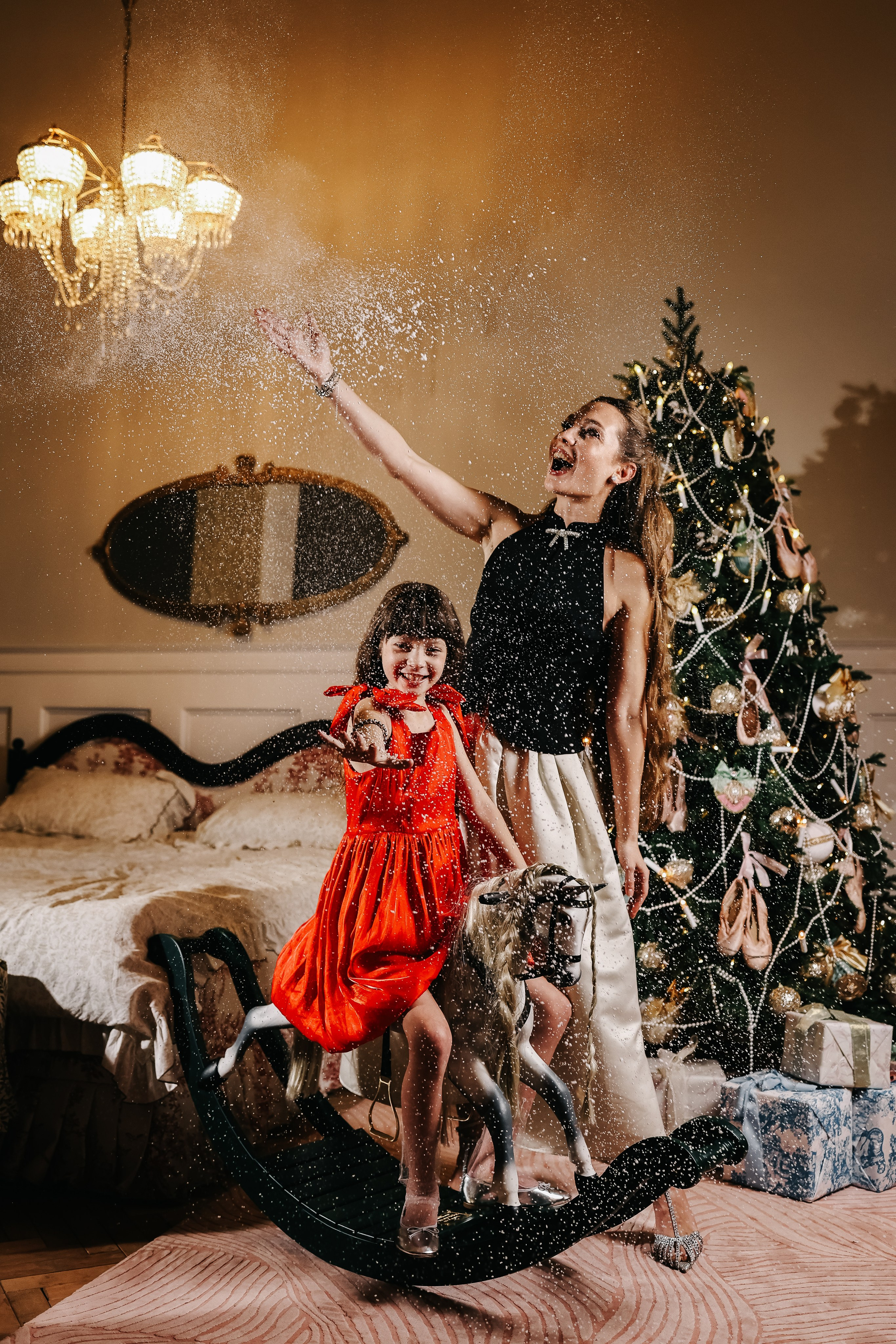 Новогодняя история Людмилы и Полины. Свадебный и семейный фотограф в Воронеже Ксения Воротникова