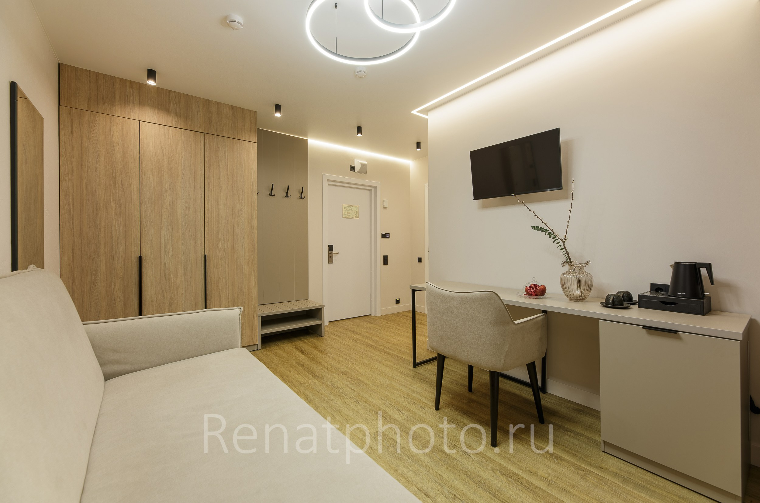 Интерьерная фотосъёмка отелей в г. Анапа. Профессиональная фотосъёмка интерьеров, предметная фотосессия еды для меню г. Анапа