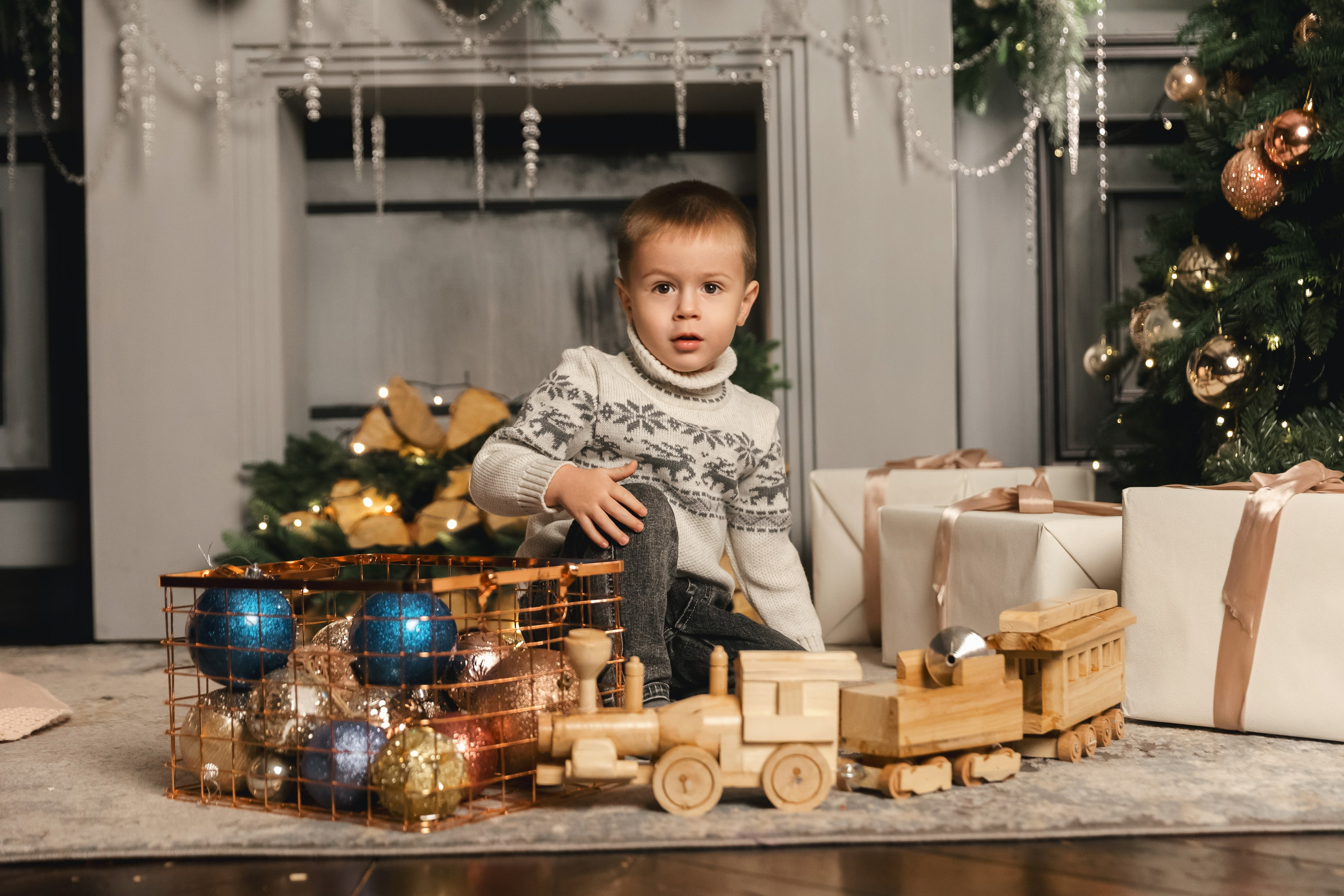 Семейная новогодняя фотосессия в Хабаровске. Свадебный фотограф в Хабаровске