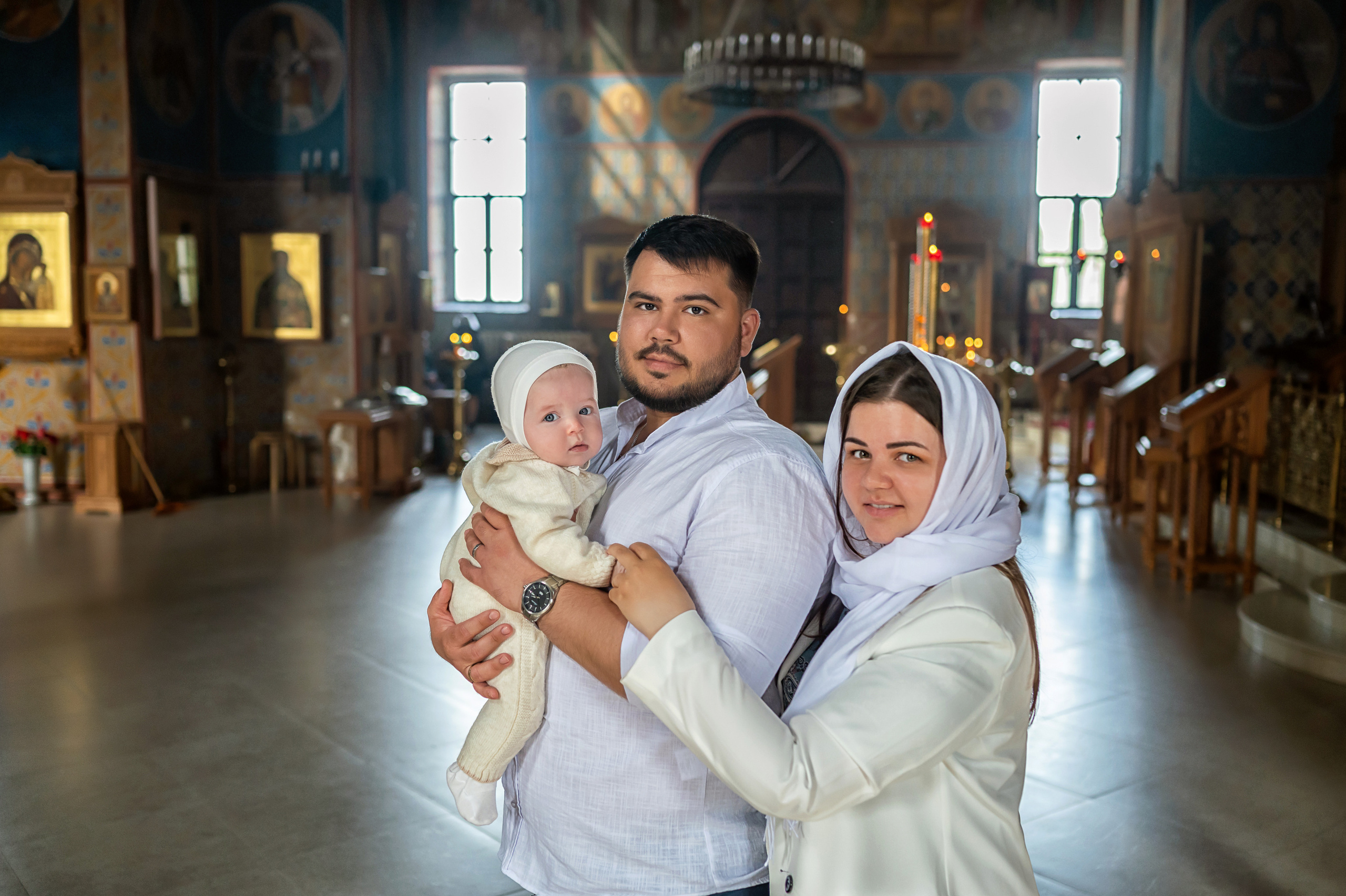 Таинство Крещения. Фотограф Мария Гончарова/ Москва — область