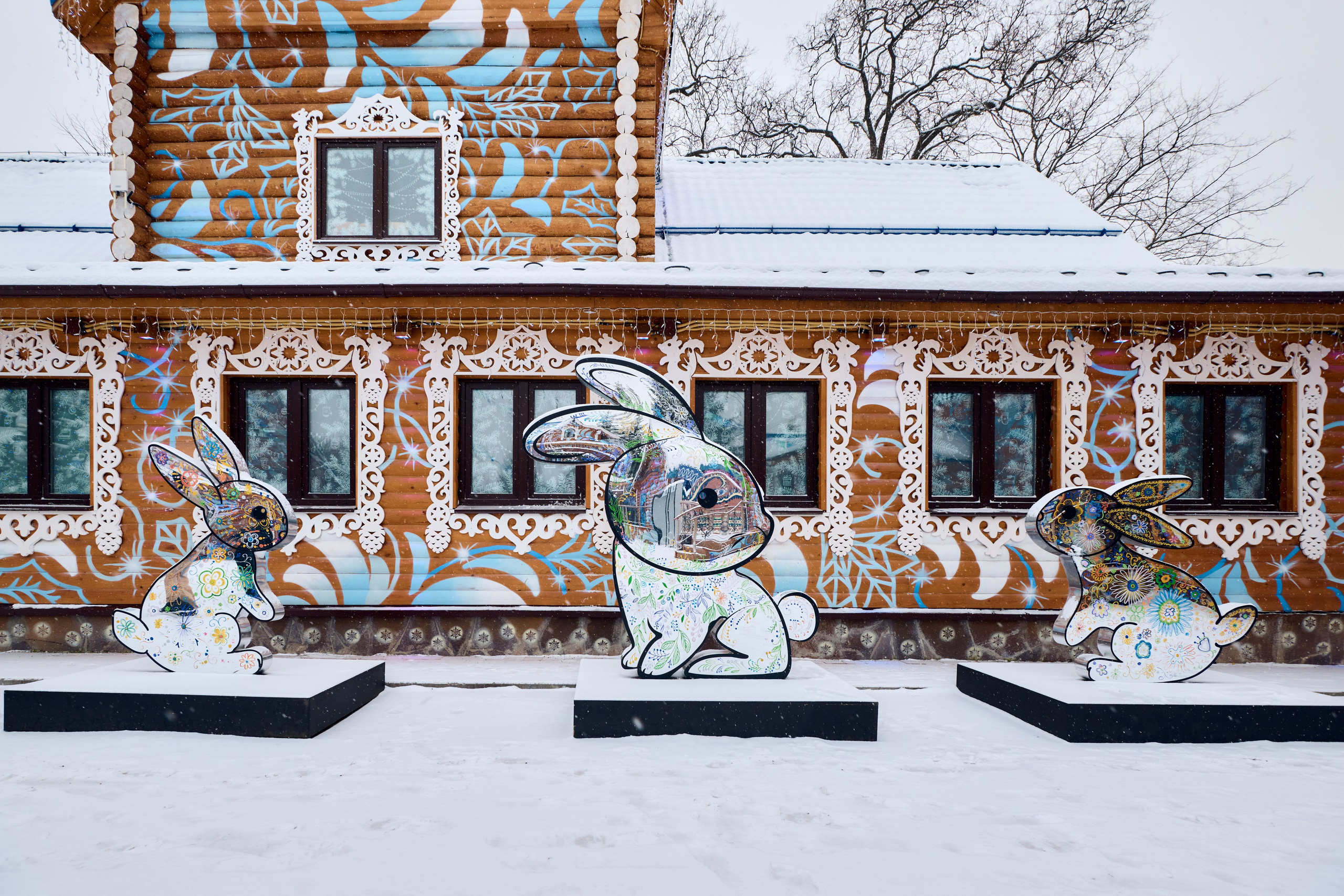 Терема Усадьбы Деда Мороза днём. Никита Хохловский фото и видео продакшн