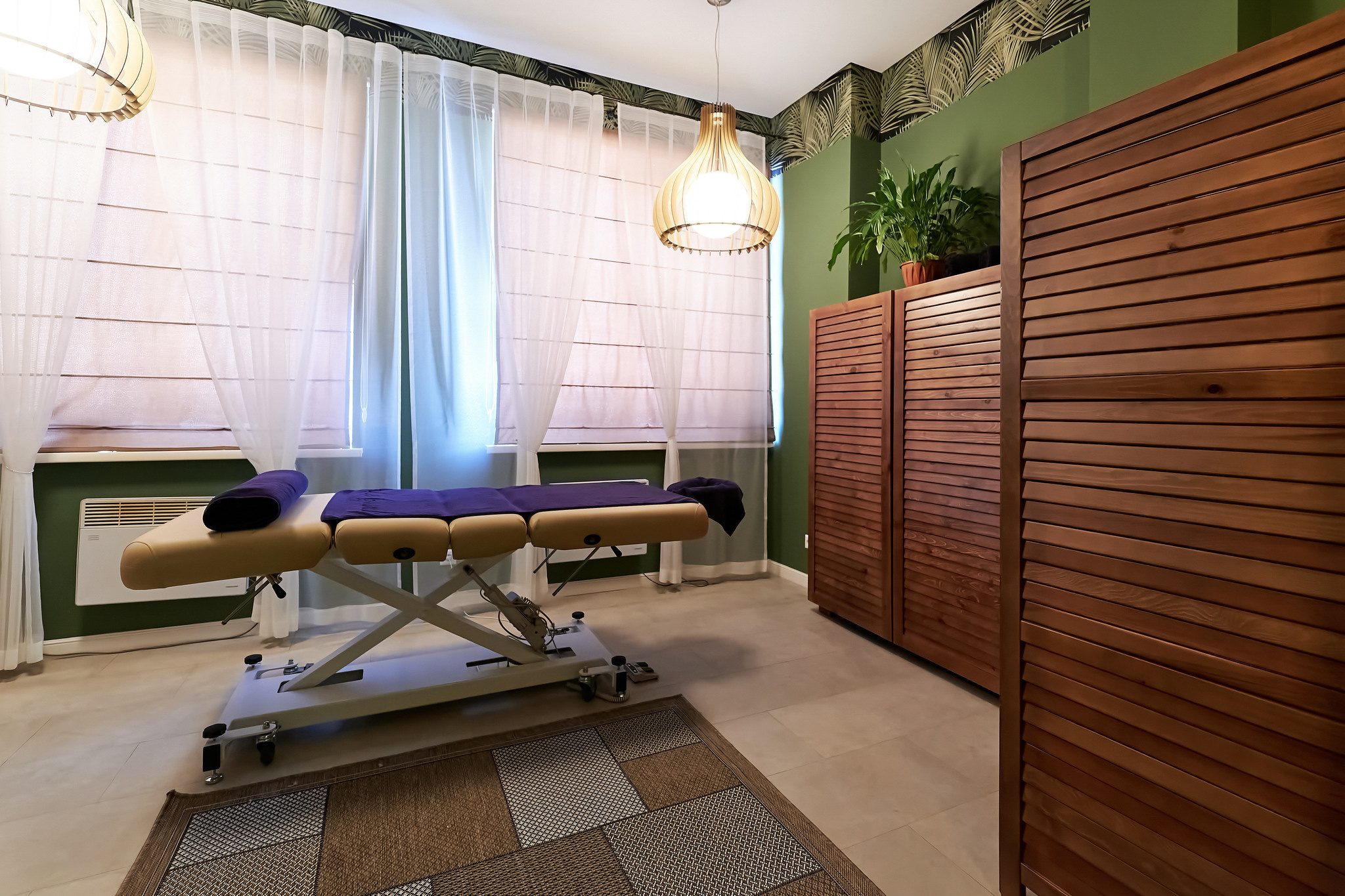 Интерьерная фотосъемка, массажный кабинет
