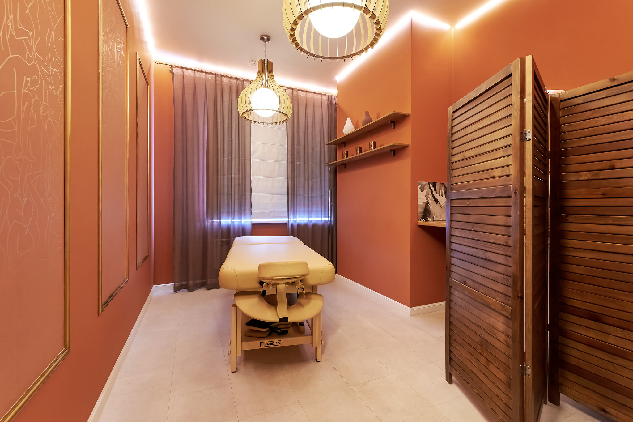 Интерьерная фотосъемка, массажный кабинет