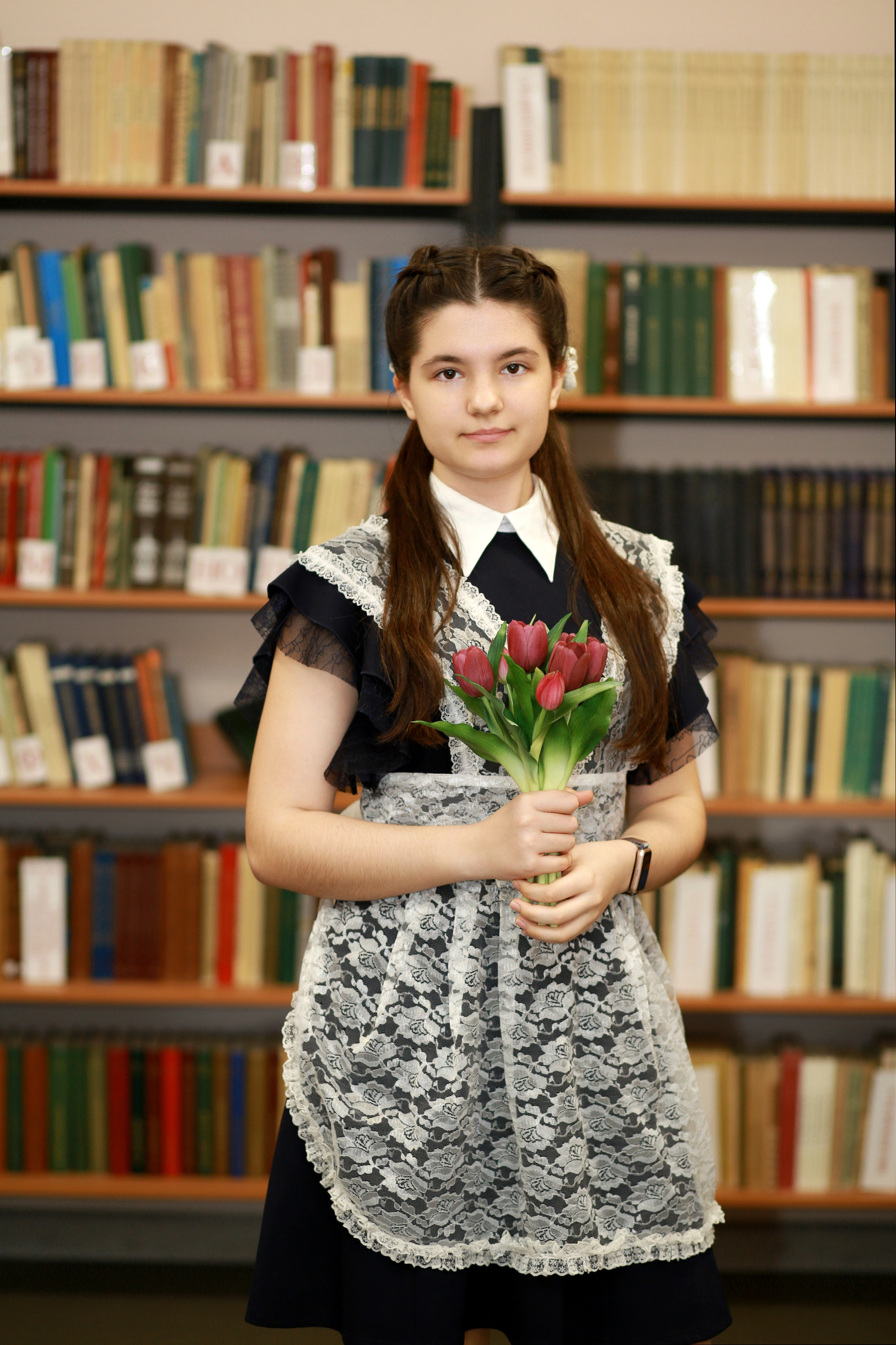 Съемка в библиотеке. Выпускные альбомы Воронеж от Веры Соколовой