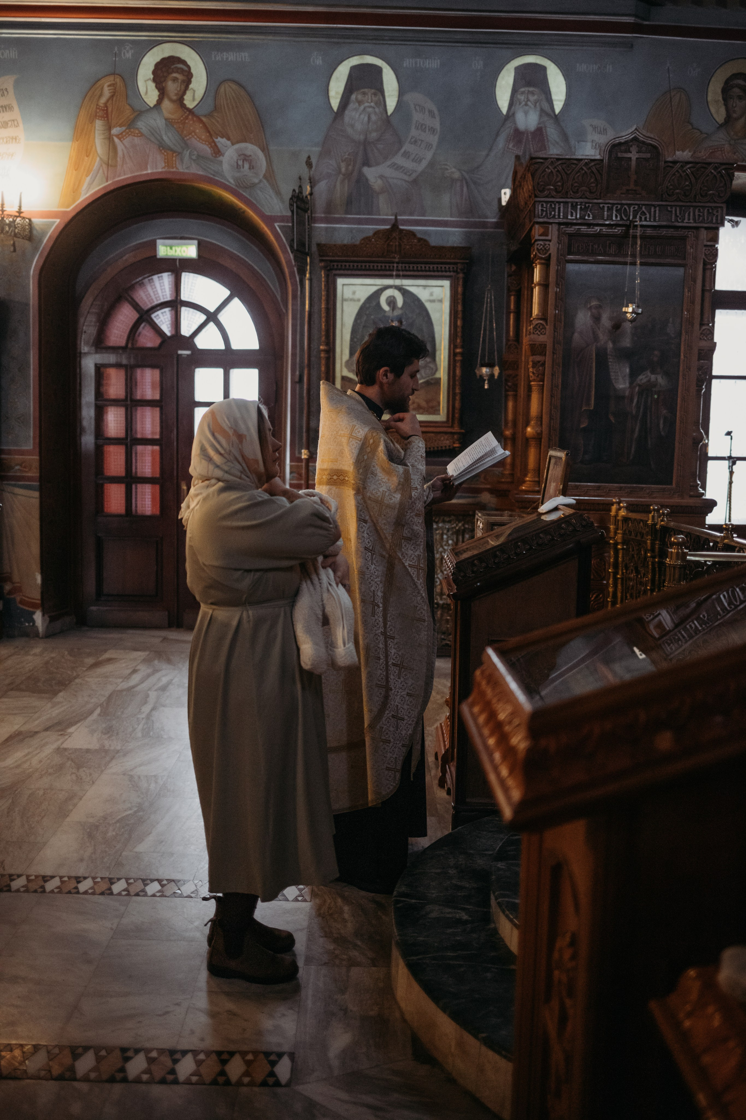 Крещение Тимофея. Семейный и детский фотограф в Москве Александра Нараевская