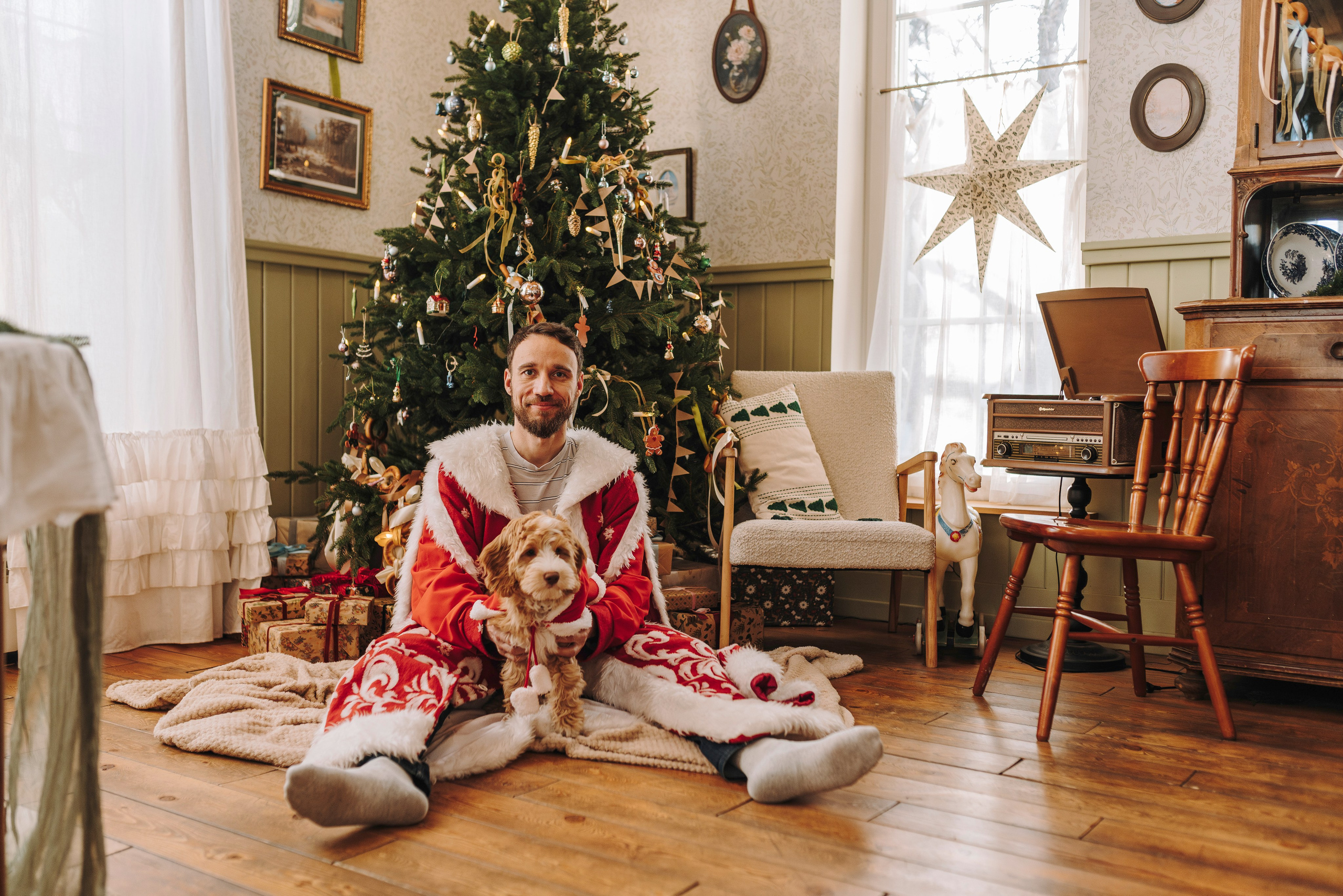 Мёрфи, Таня и Антон. Фотограф анималист в Спб недорого Олеся Майорова