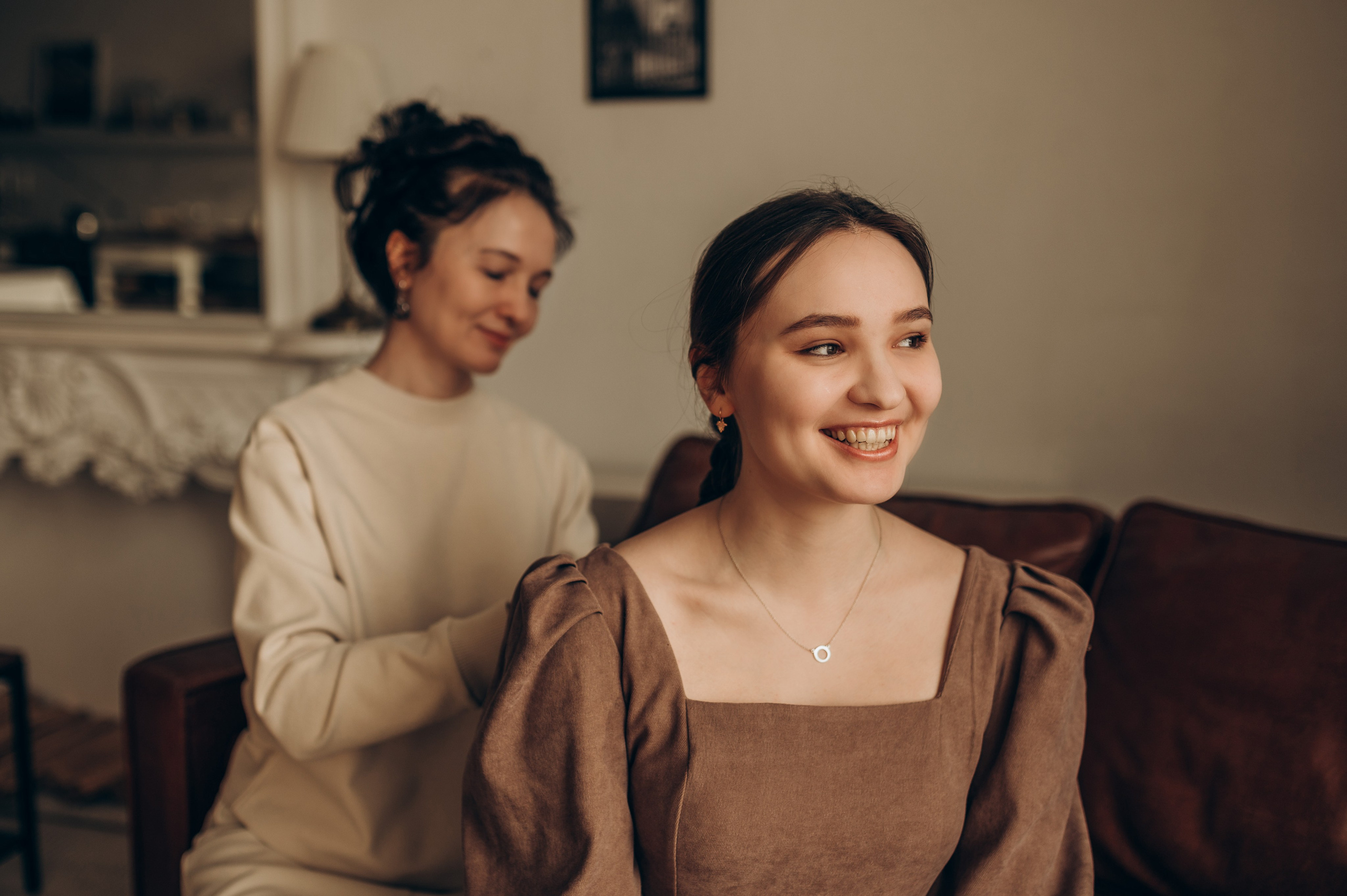 Уютная семейная съёмка в студии. Семейный фотограф в Домодедово и Москве Елена Пичугина