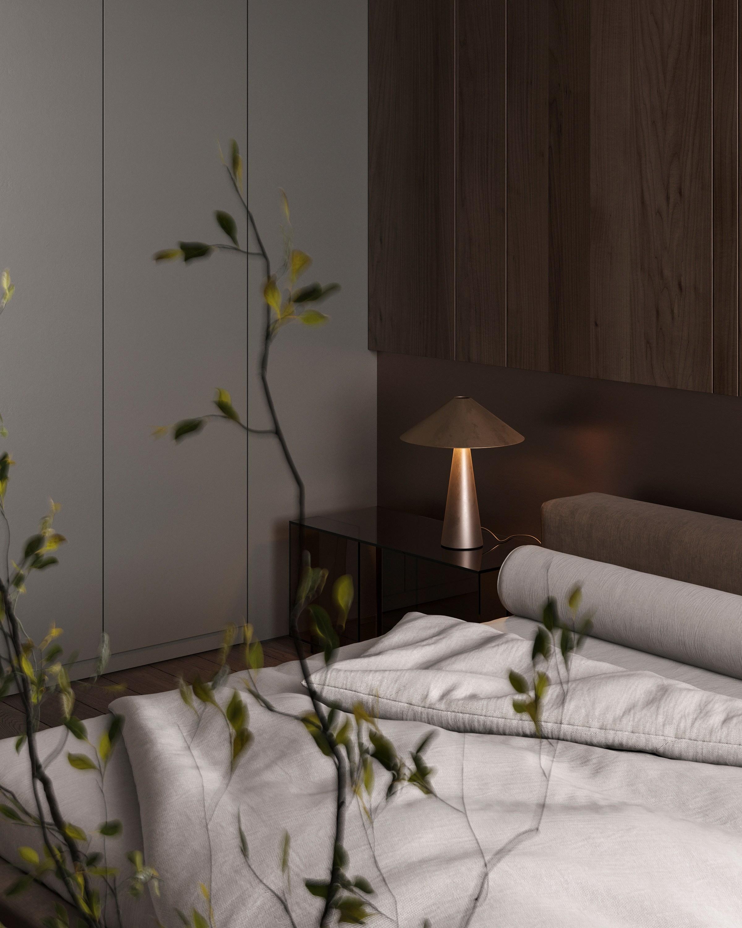 B&W AESTHETIC | DESIGNER ANNE KIREEVA. Interior Visualization by Valerie Stetyukevich