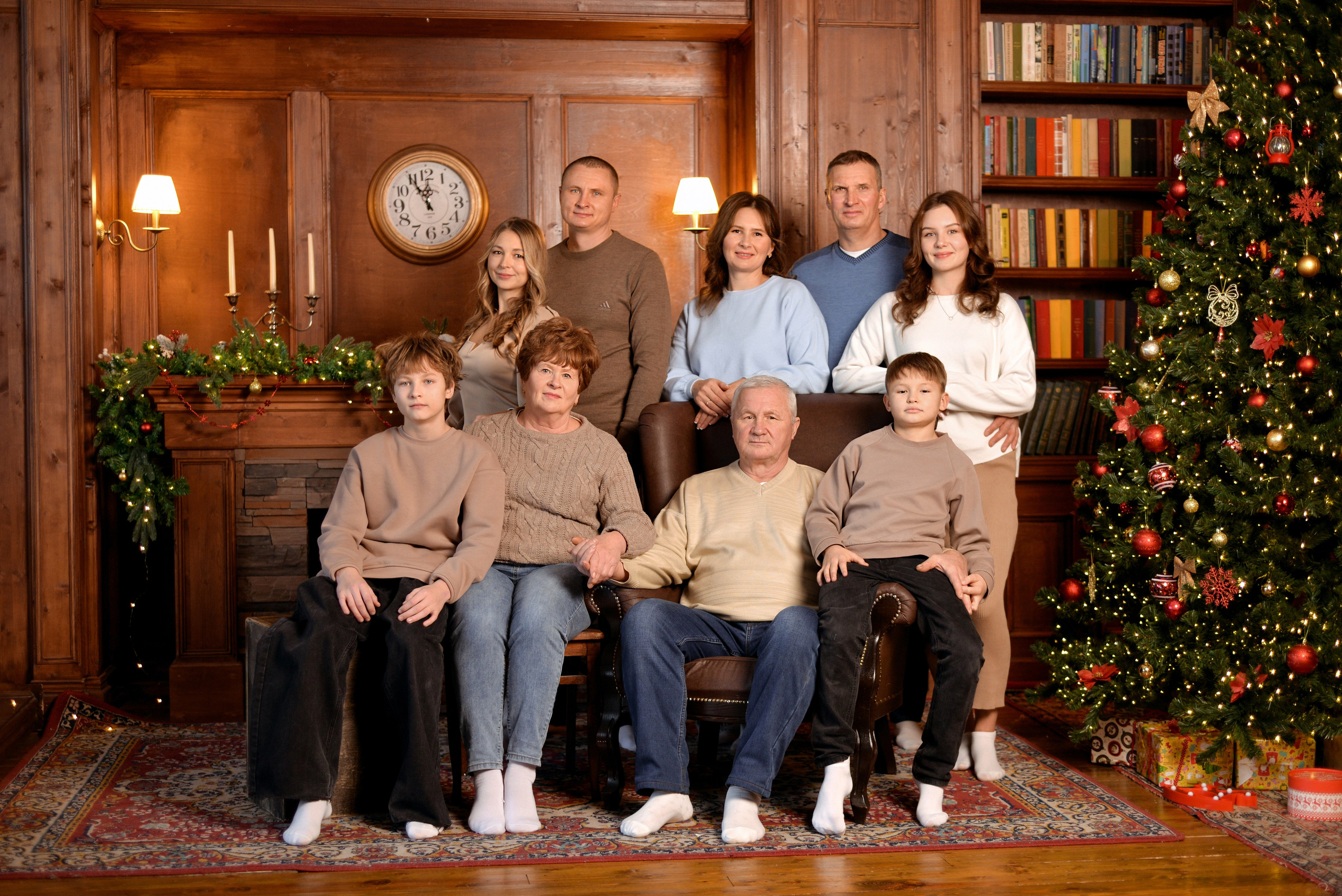 Новогодние съёмки в студиях. Семейный и свадебный фотограф Галина Абакумова, фотосессии в Белгороде