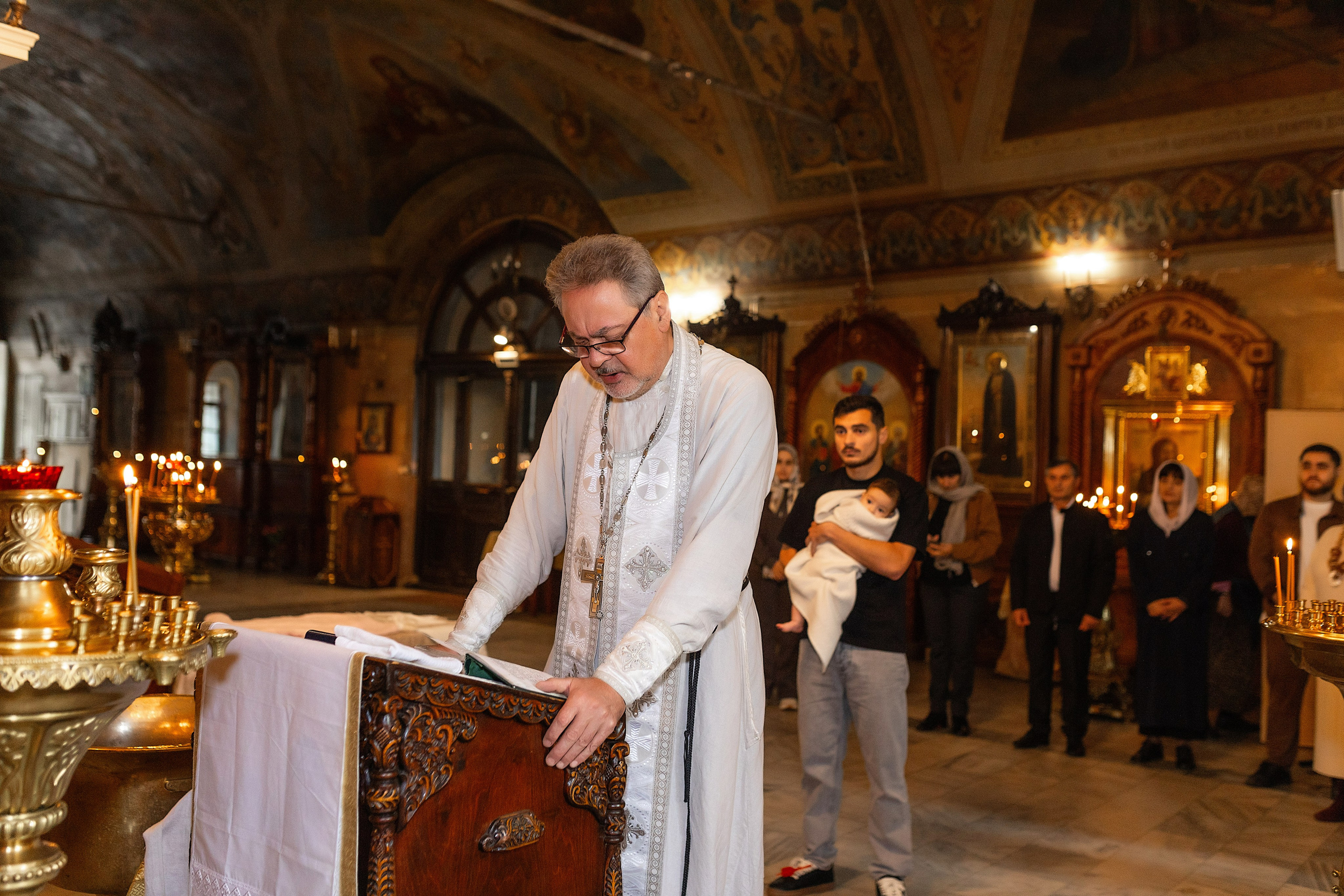 Таинство крещения Лилии. Фотограф в Железнодорожном и Балашихе