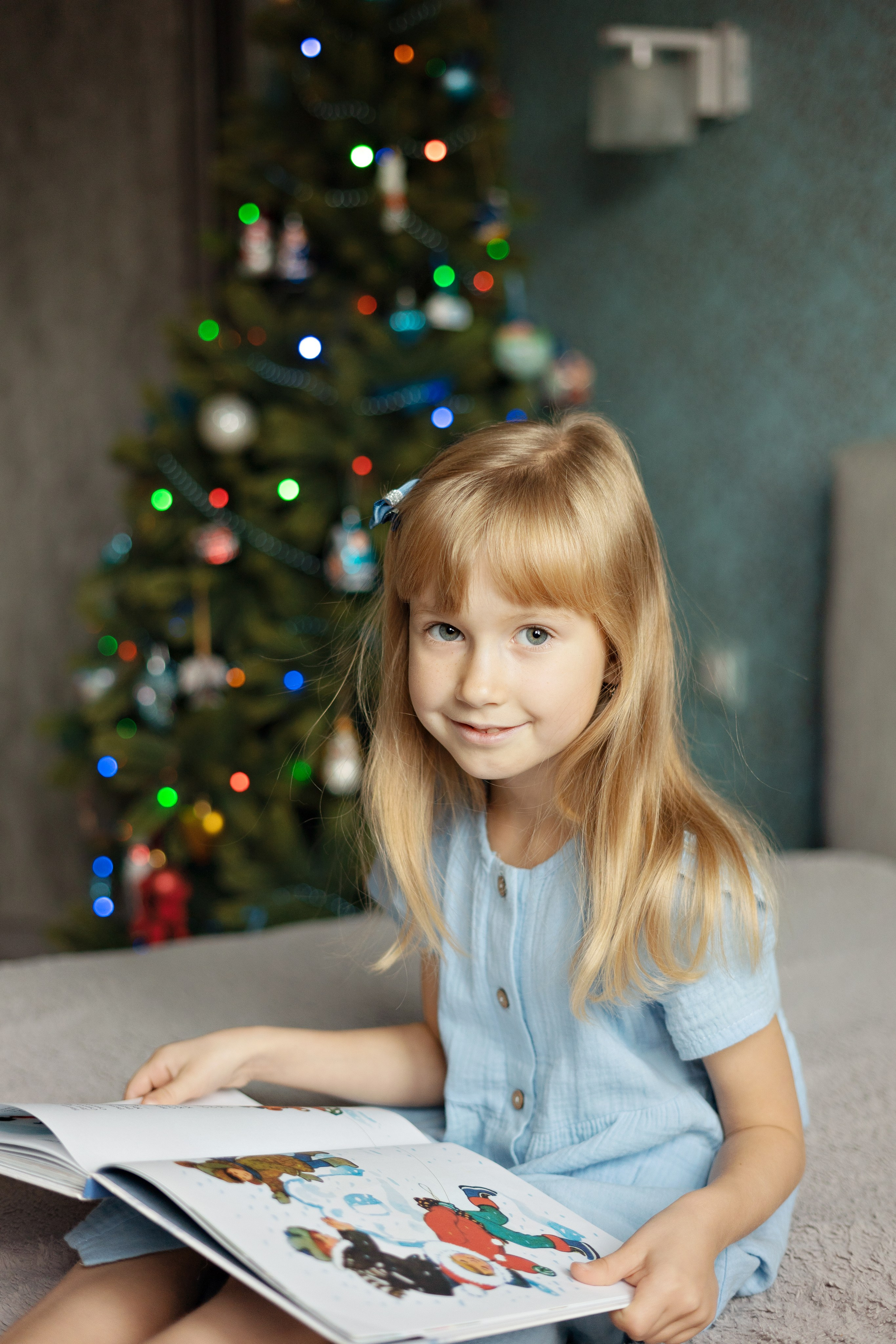 Новогодняя домашняя фотосессия (комната в квартире 14 кв.м). Семейный и детский фотограф в Москве Екатерина Офицерова