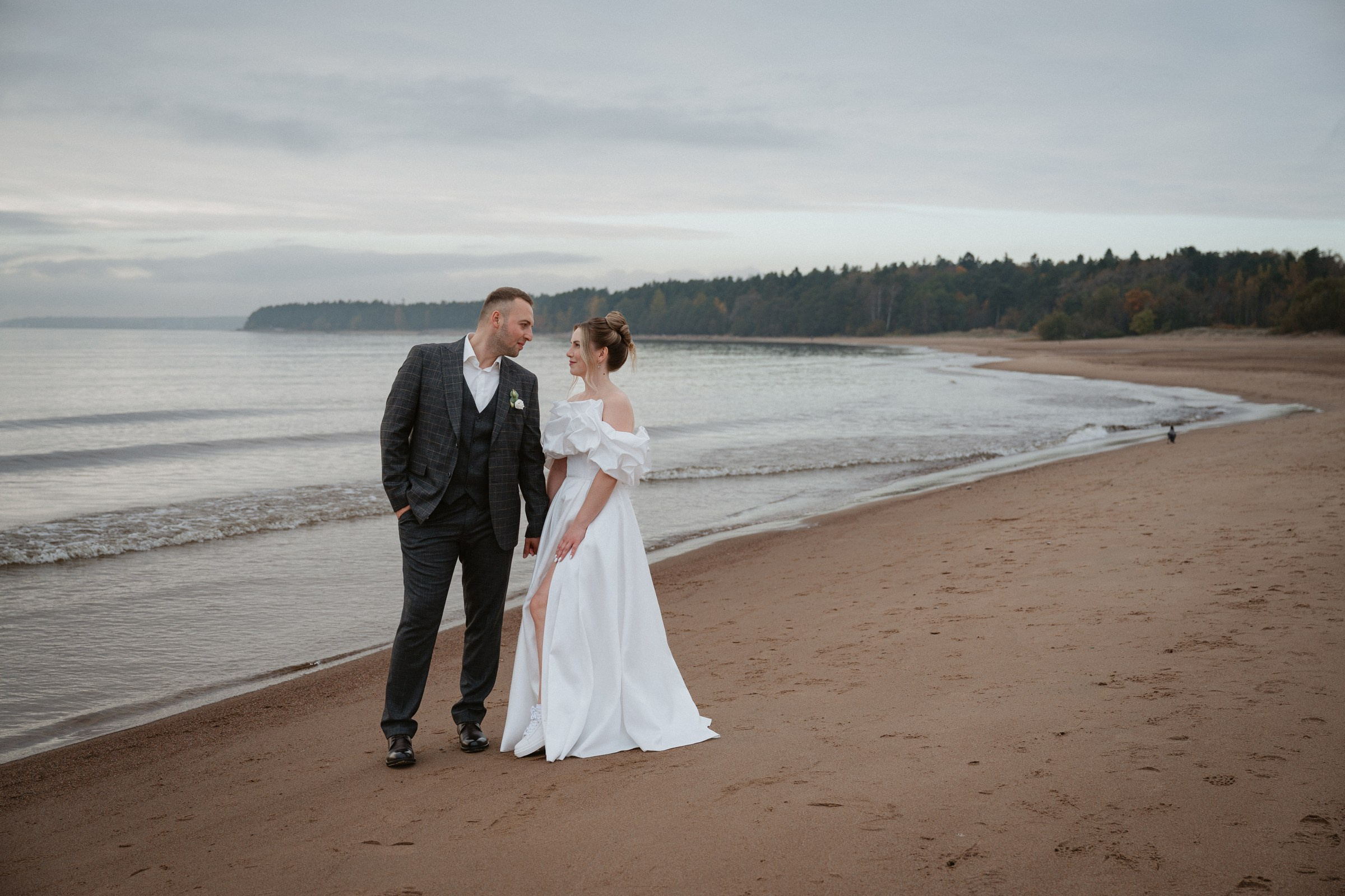 Свадебная фотосессия на Финском заливе