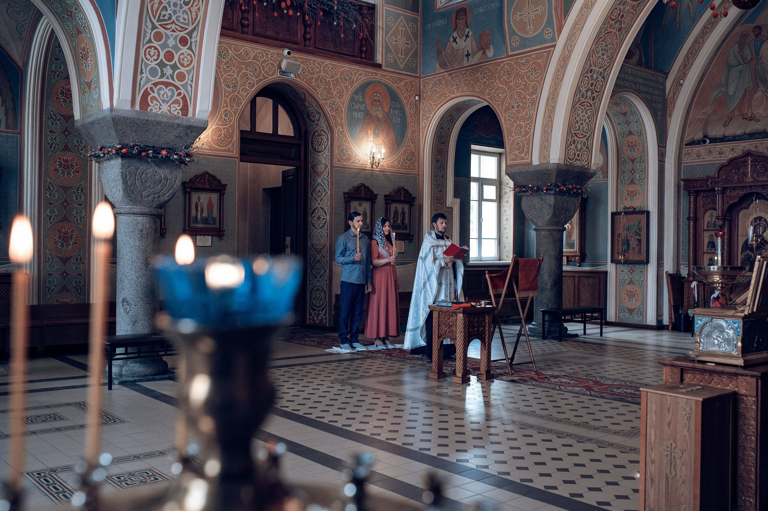 Съемка таинства венчания. Фотографы крещения/венчания  Красноярск Татьяна и Вячеслав Переваловы