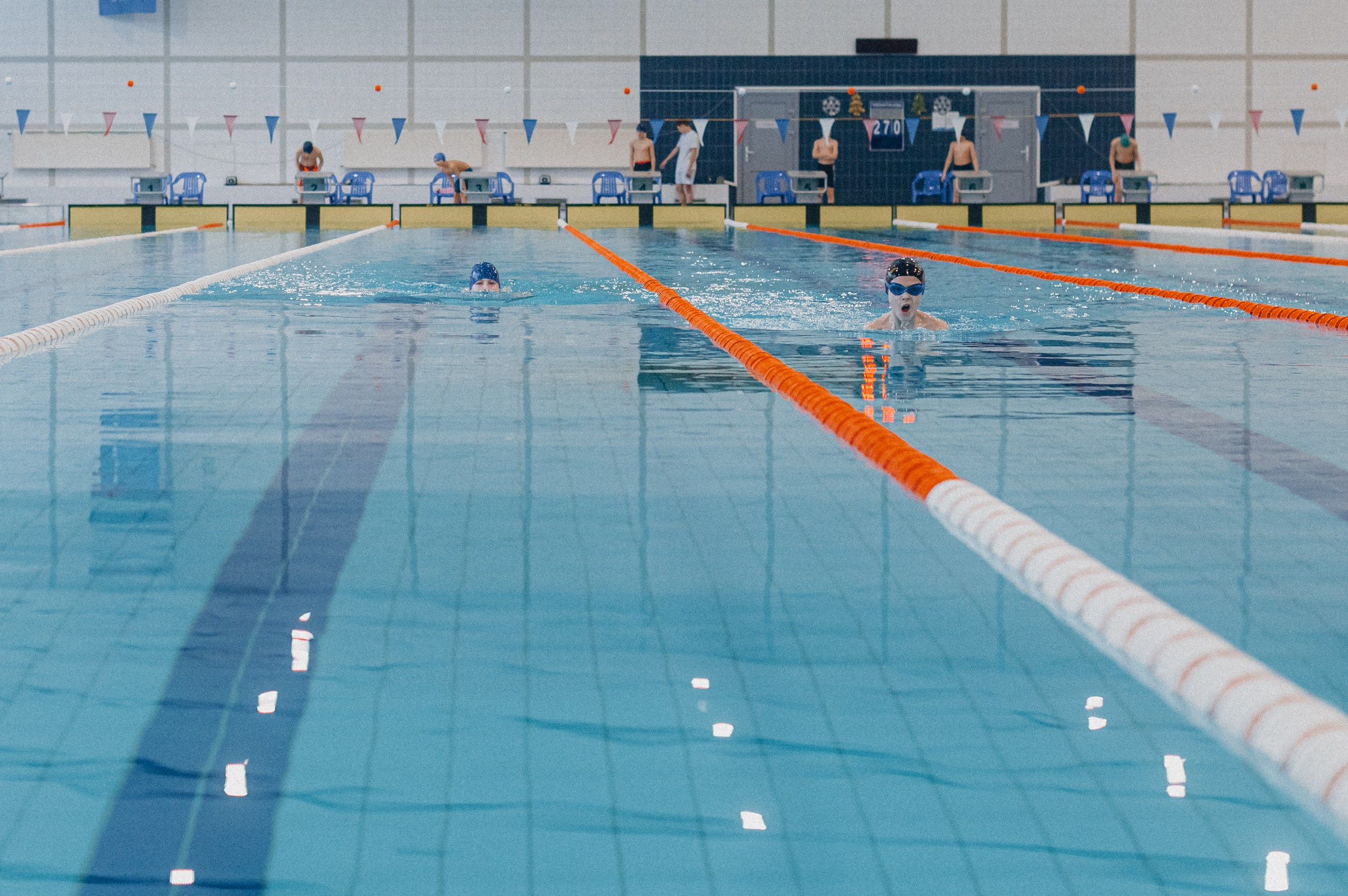 «Новогодние заплывы» в СОЦ «Зодчий». Фотограф Дмитрий Пименов