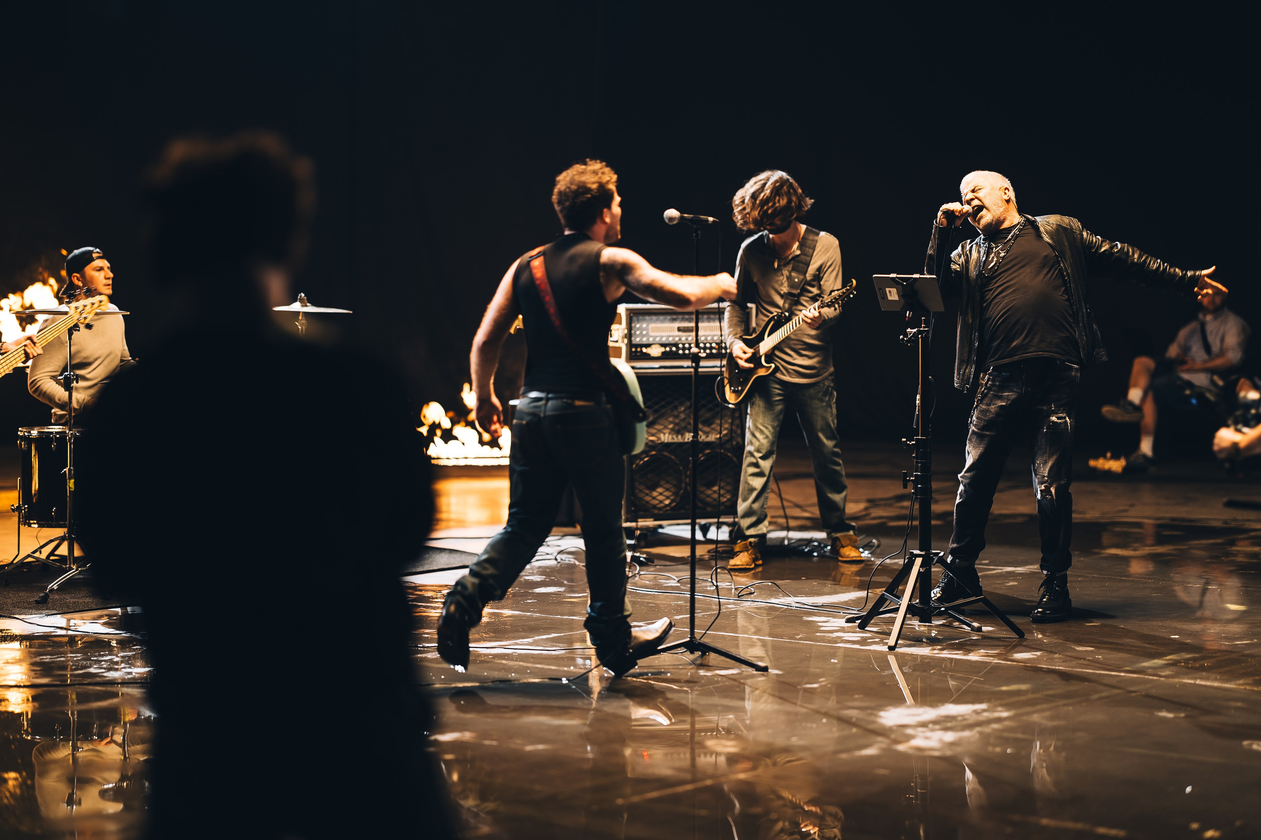 Soso Pavliashvili & Leo Kandelaki backstage, Moscow, Russia. Anna Atayan Photographer