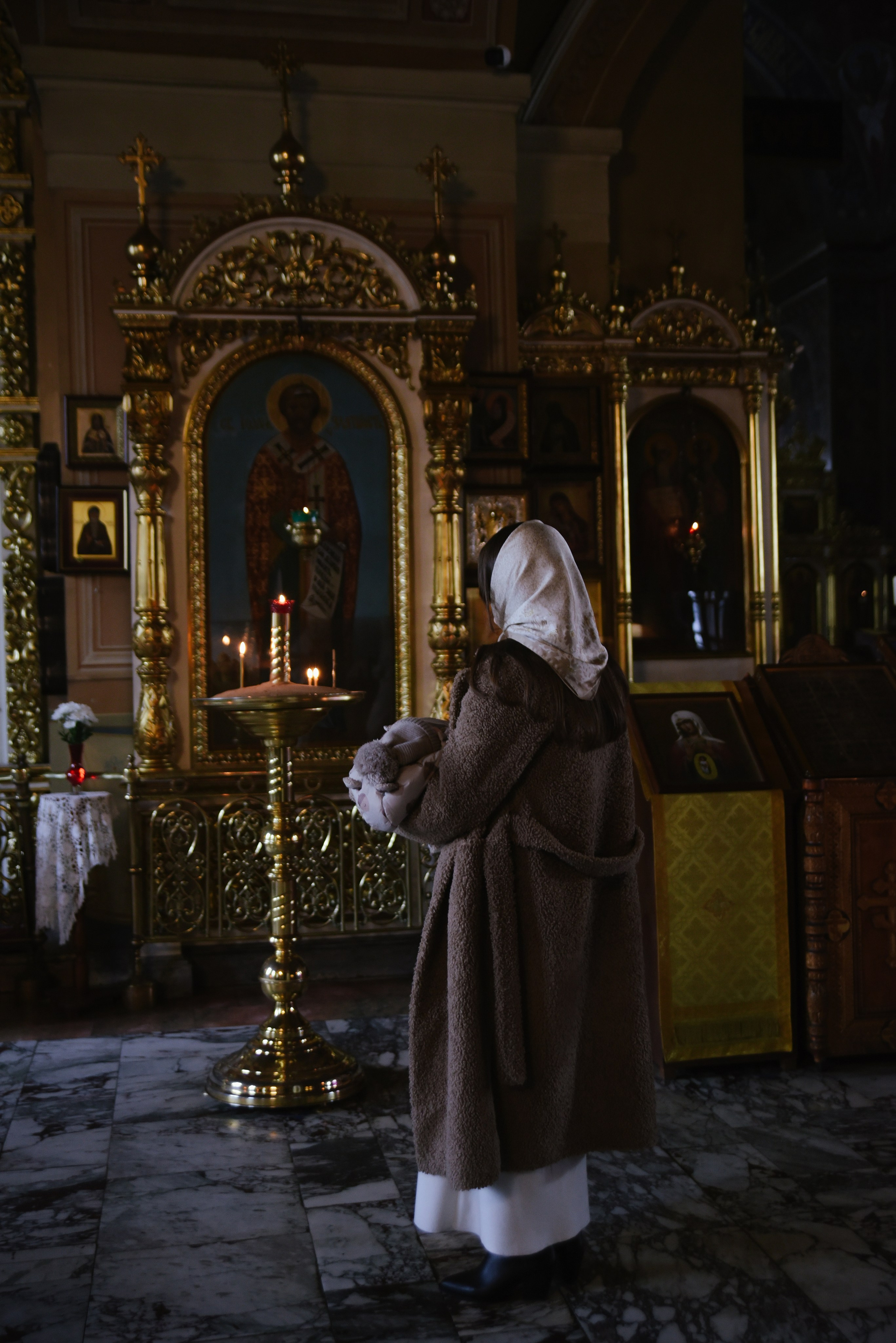Таинство крещения Савва Храм Воскресения Словущего в Даниловской Слободе. Фотограф Лола Волна, город Москва